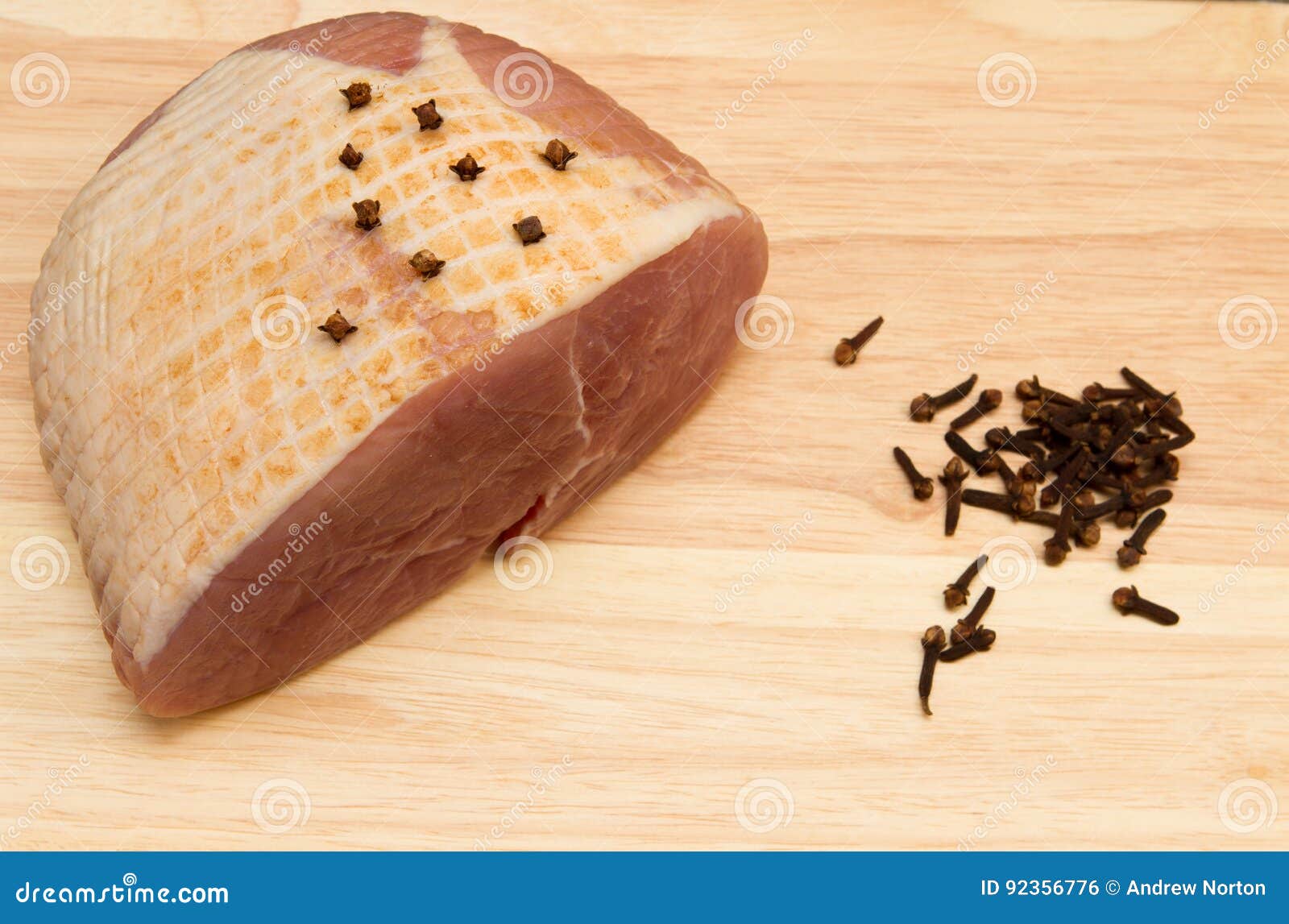 Gammon joint stock photo. Image of animal, delicatessen 92356776