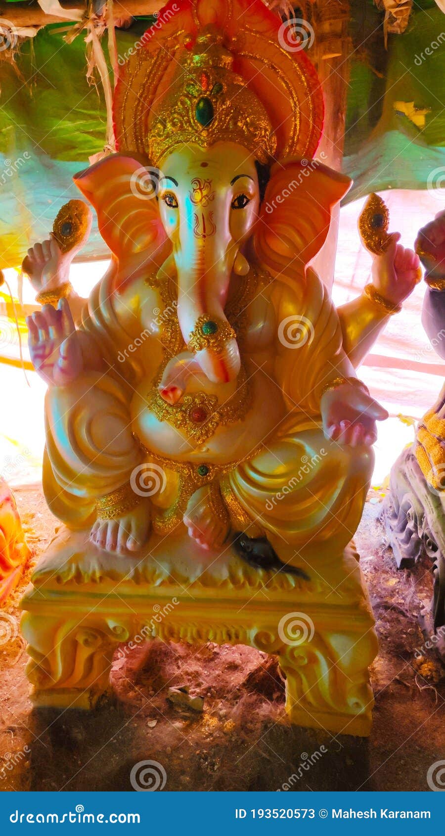 Ganapathi Idol in Display at Workshop of Idol Making for Ganesh ...