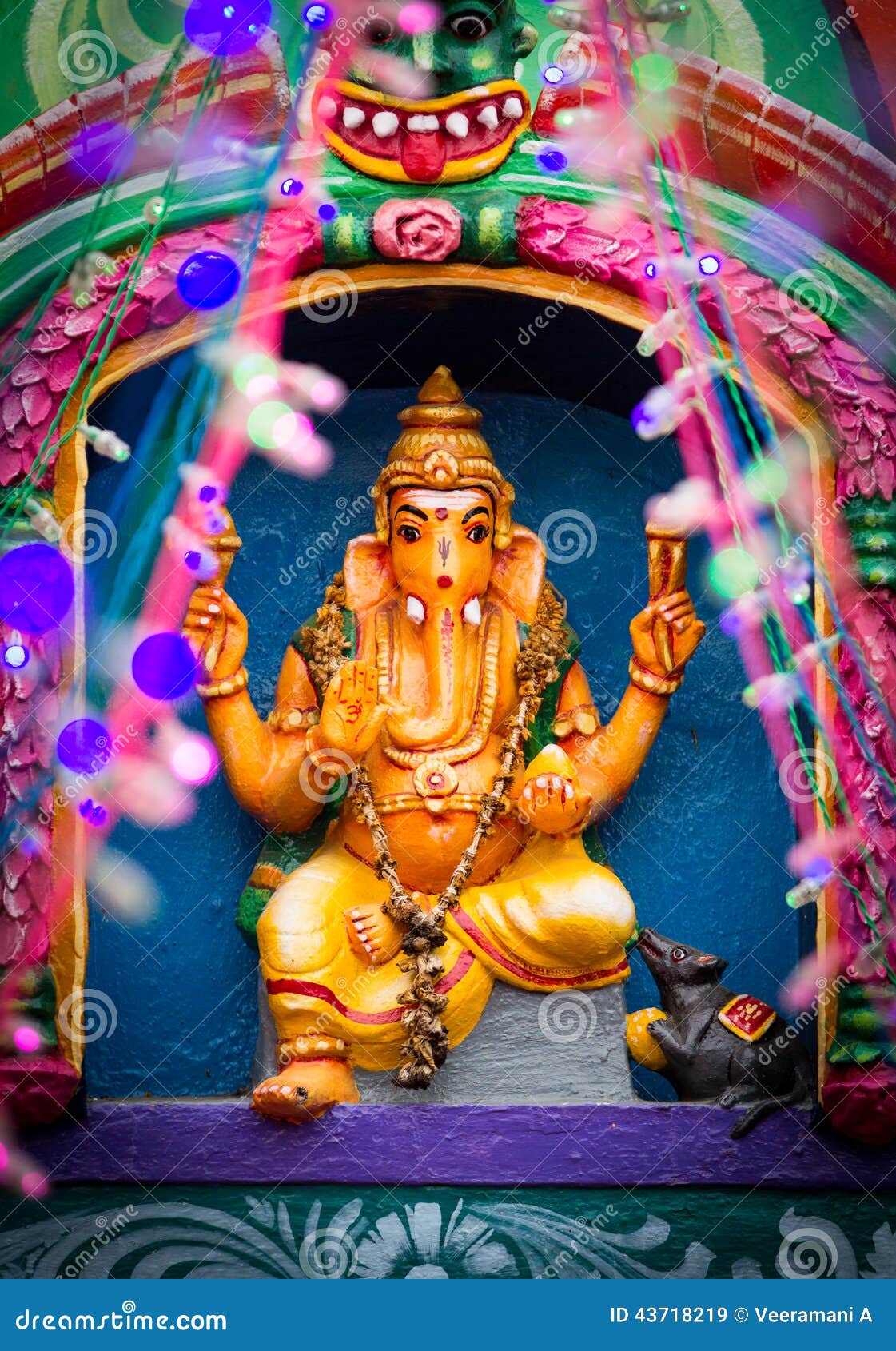 Ganapathy (Indian Deity) stock image. Image of southindia - 43718219