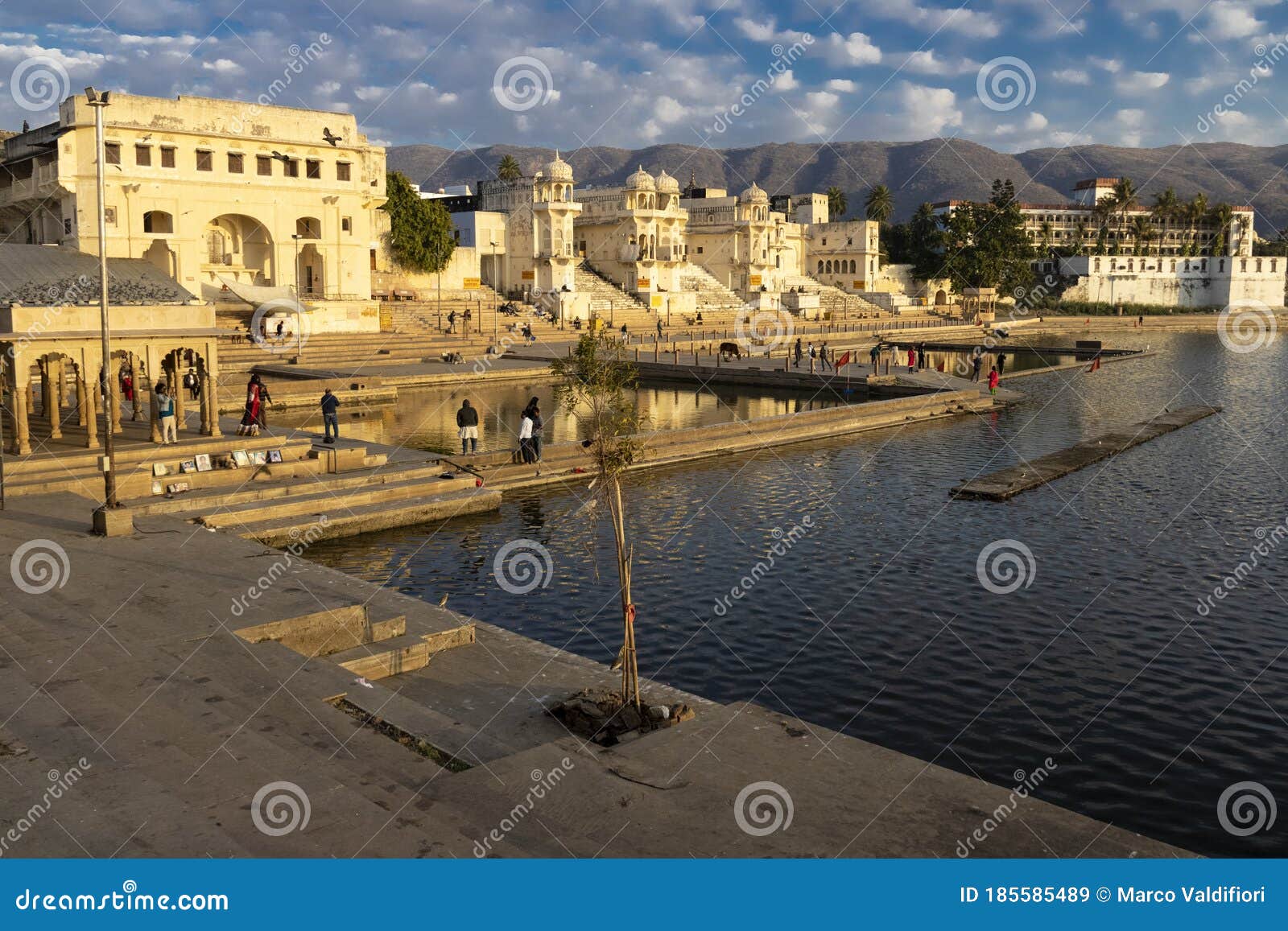 the gandhi ghat - pushkar - india