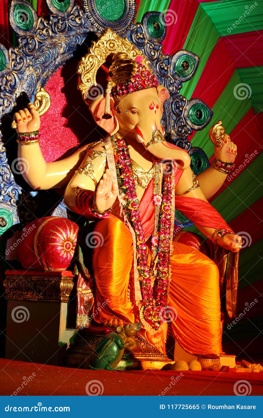 Lord Ganesh stock image. Image of beginnings, ganeshalso - 117725665