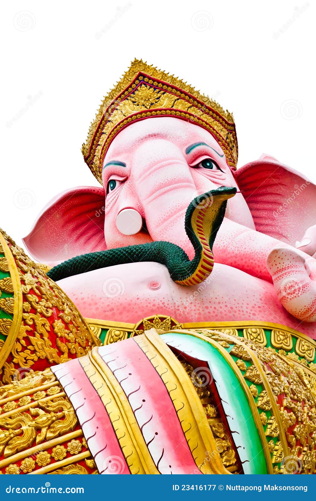 Ganesh pink isolates stock image. Image of cloud, face - 23416177