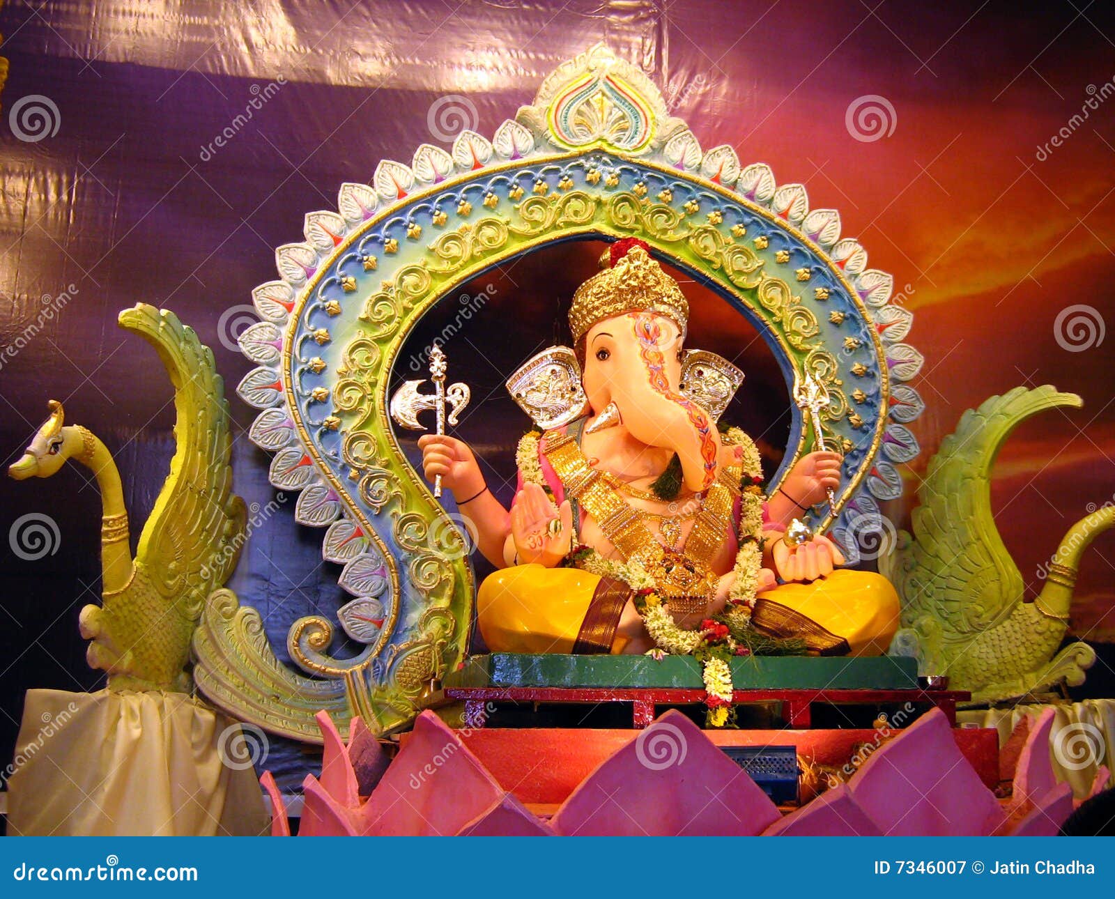 Ganesha Decoration stock image. Image of hindu, beautiful - 7346007