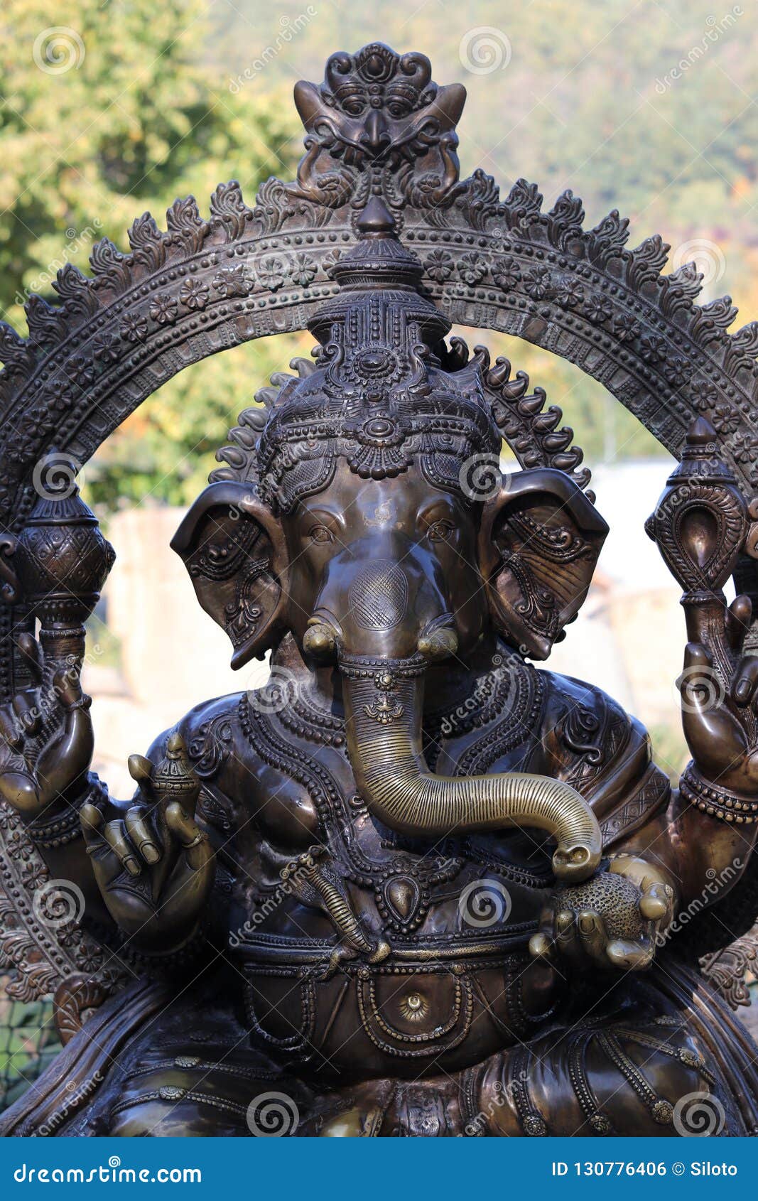 Ganesha - God of Hindu Religion Stock Photo - Image of elephant ...