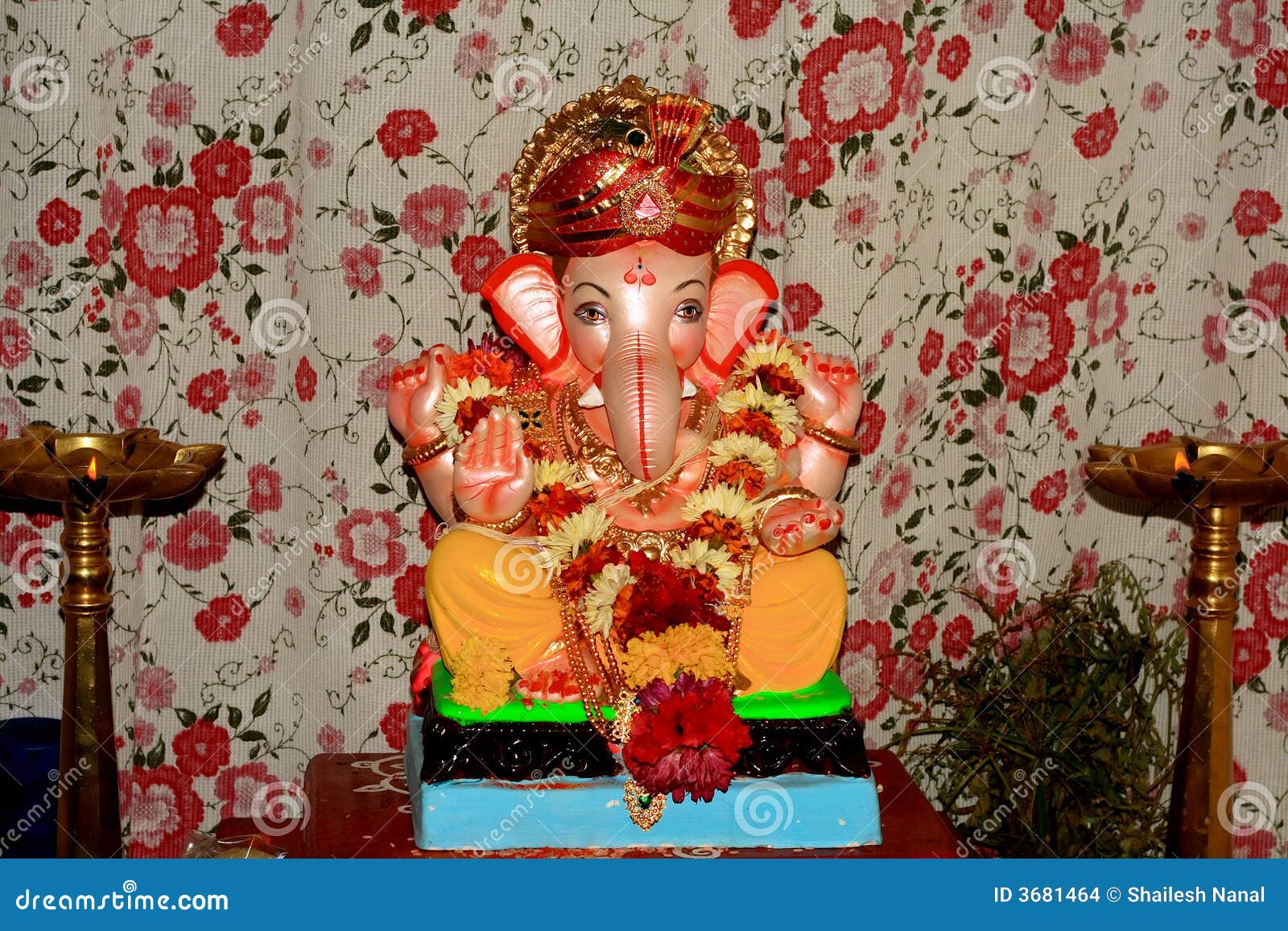 Ganesha Hindu god stock photo. Image of peace, symbol - 3681464