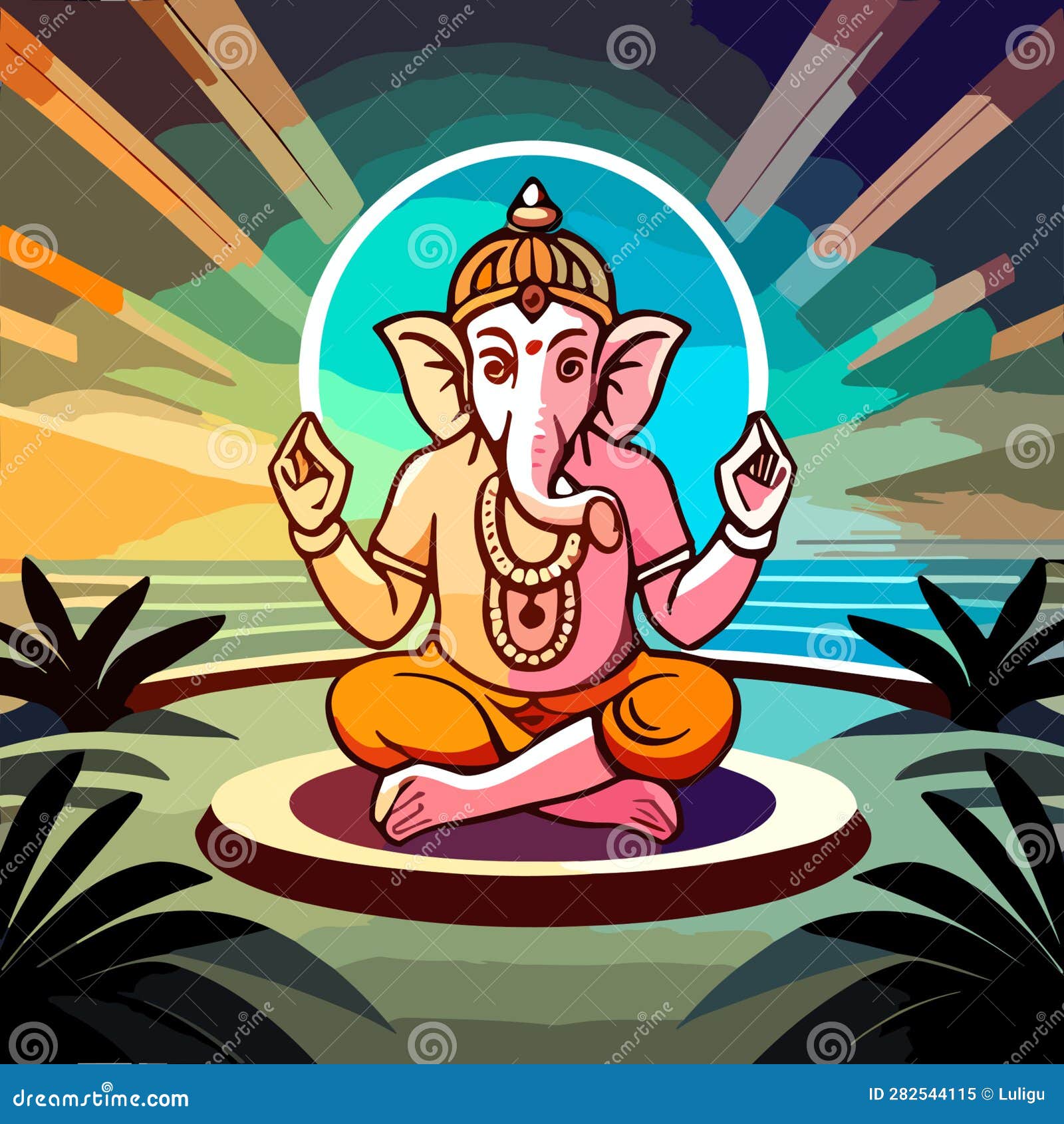 Ganesha Fridge magnet - Athulyaa