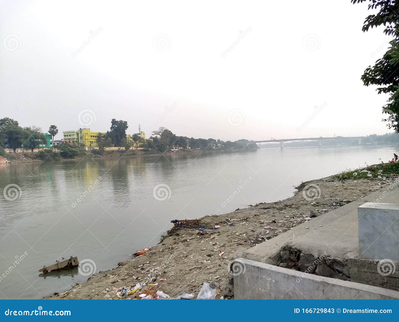 Ganga River in West Bengal stock image. Image of india 166729843