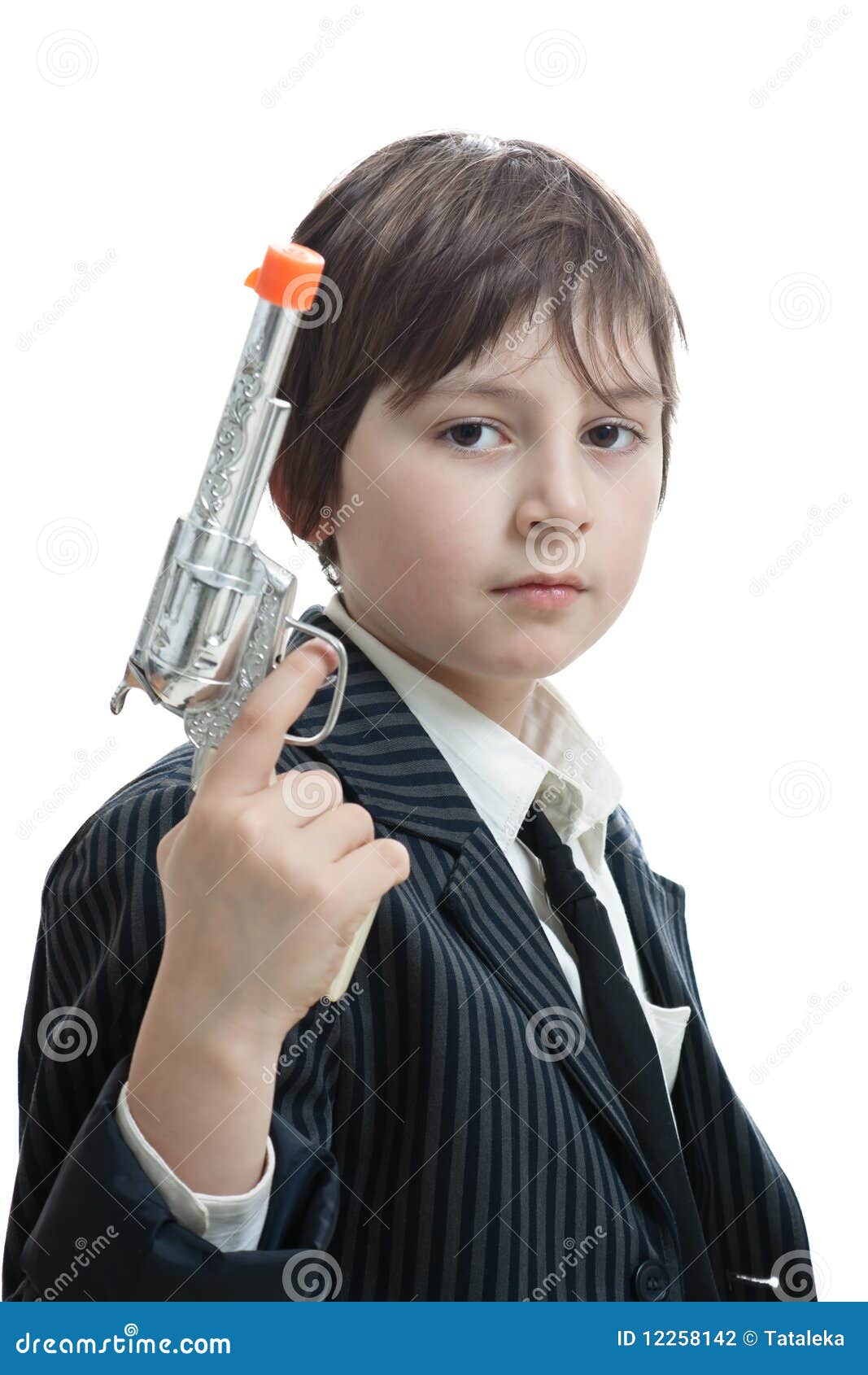 Gangster kid stock photo. Image of gangster, child, look 12258142