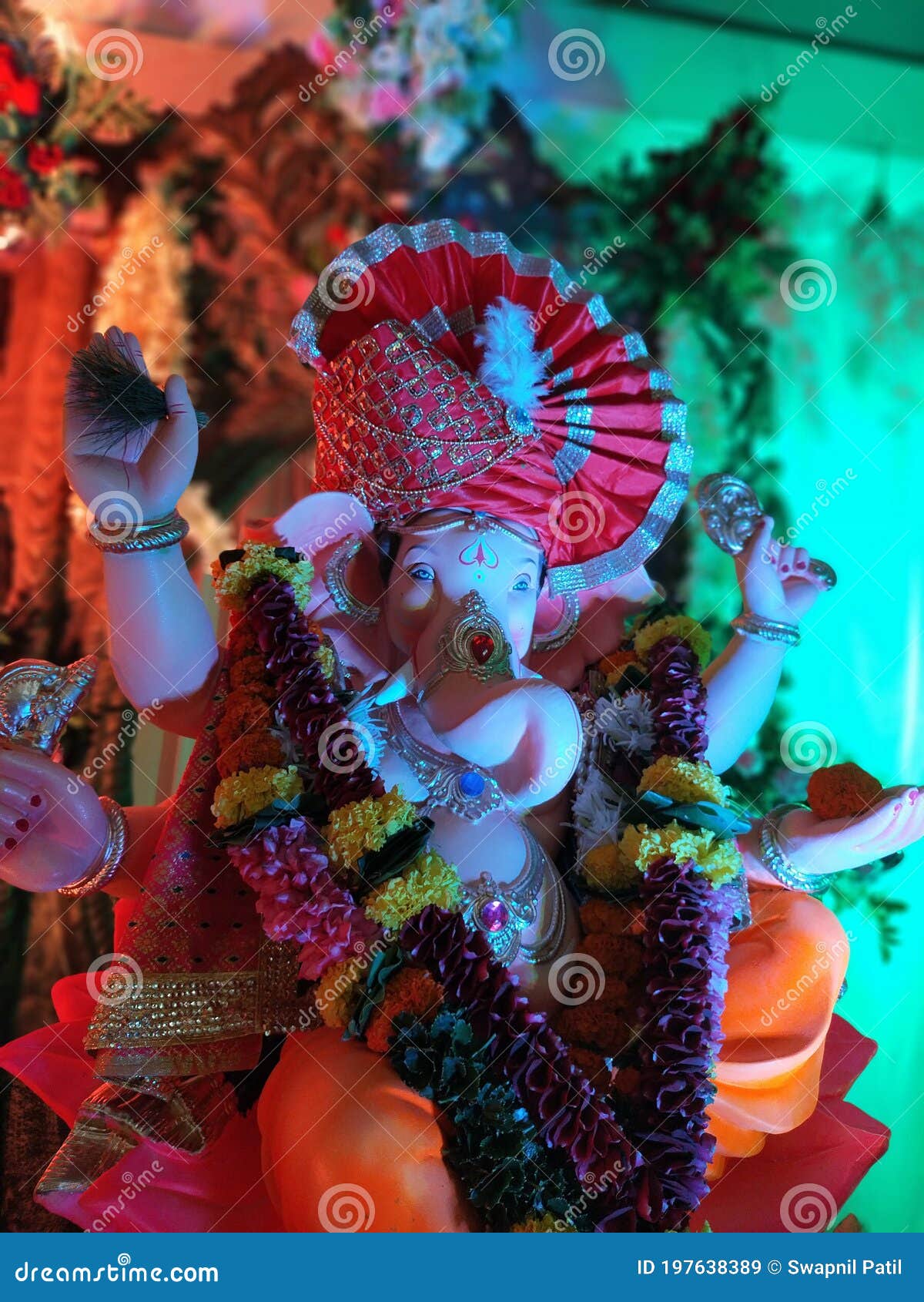 Ganpati Bappa Morya, Ganesha, Ganesh , Stock Image - Image of bappa ...