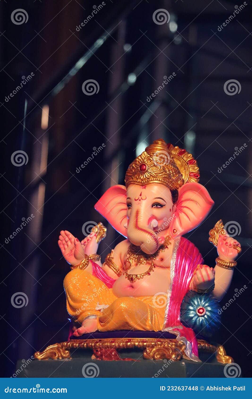 Ganpati stock photo. Image of wallpaper, idol, ganesha - 232637448