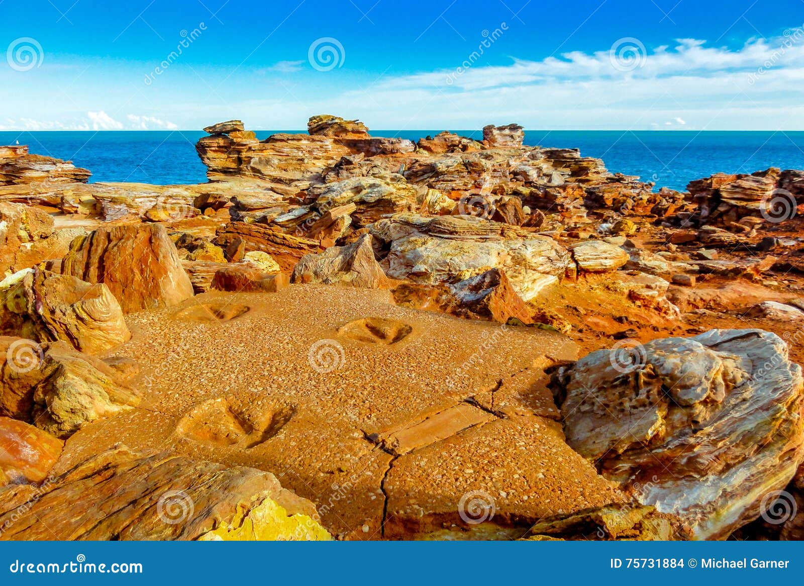 gantheaume point dinosaur footprints