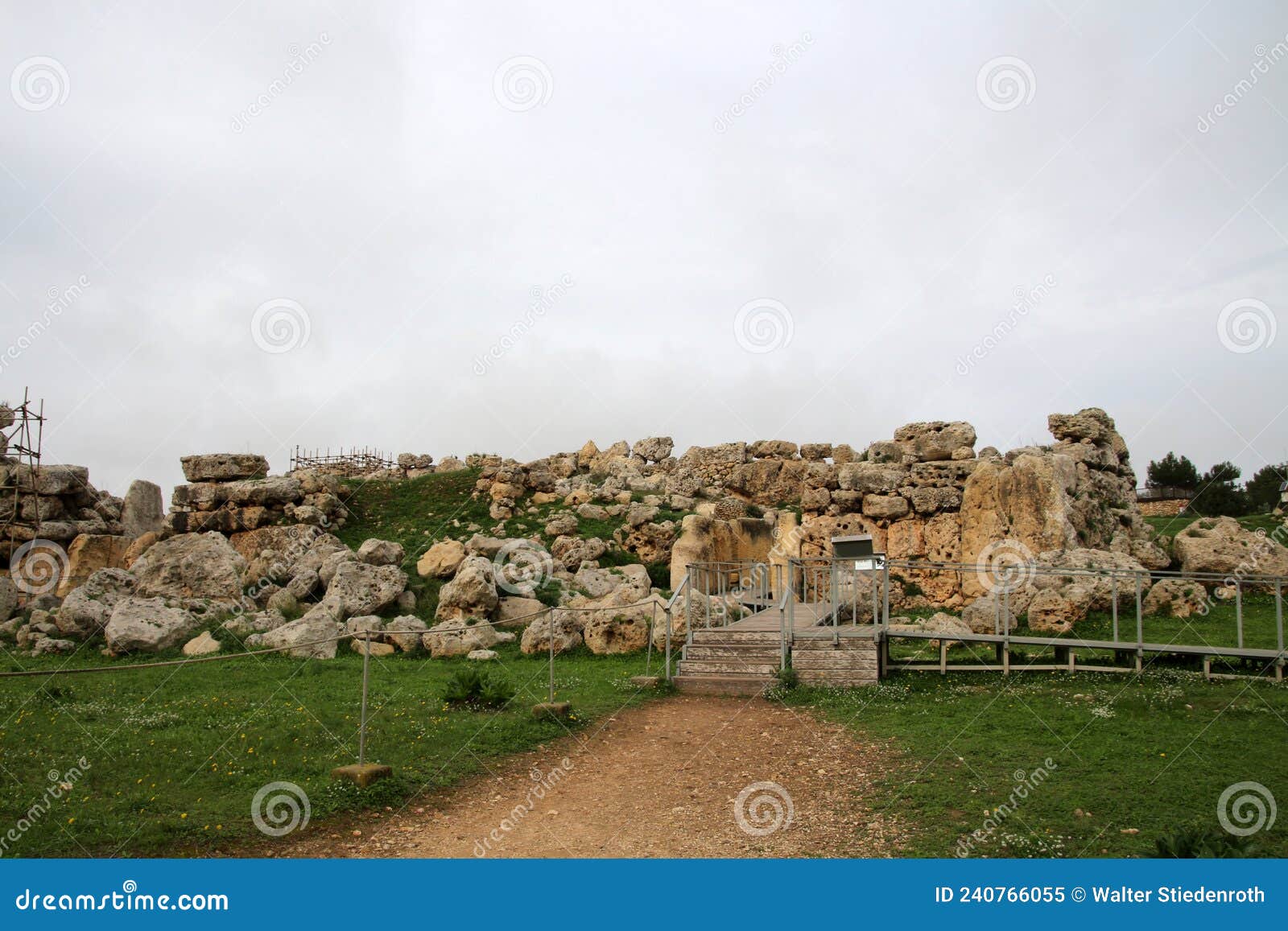 the megalithic temple complex ÃÂ gantija, gozo, malta