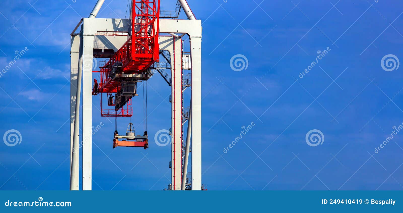 Gantry Crane at Shipyard Big Heavy Technique for Loading Containers
