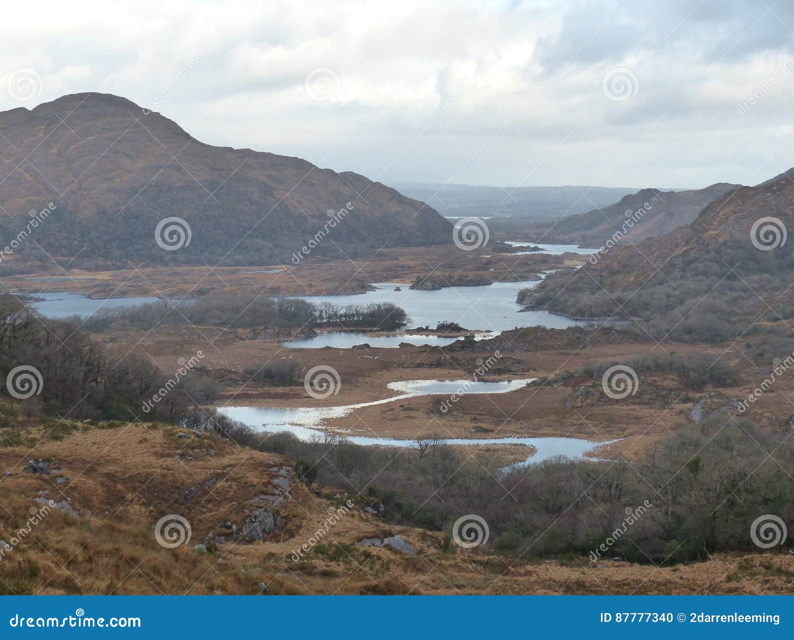 Gap of Dunloe Landscape in Killarney County Kerry Ireland Stock Photo ...