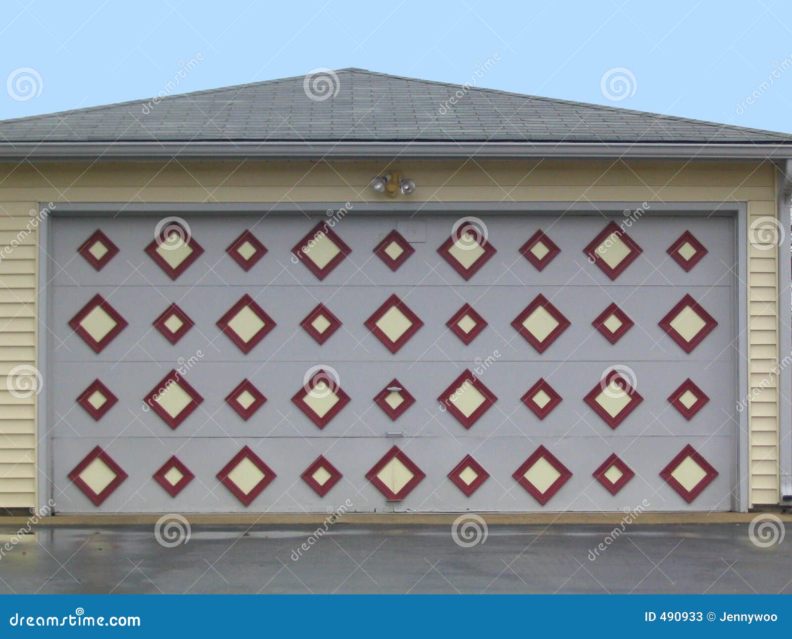 Garage Door Stock Image Image Of Square Lift Garage 490933