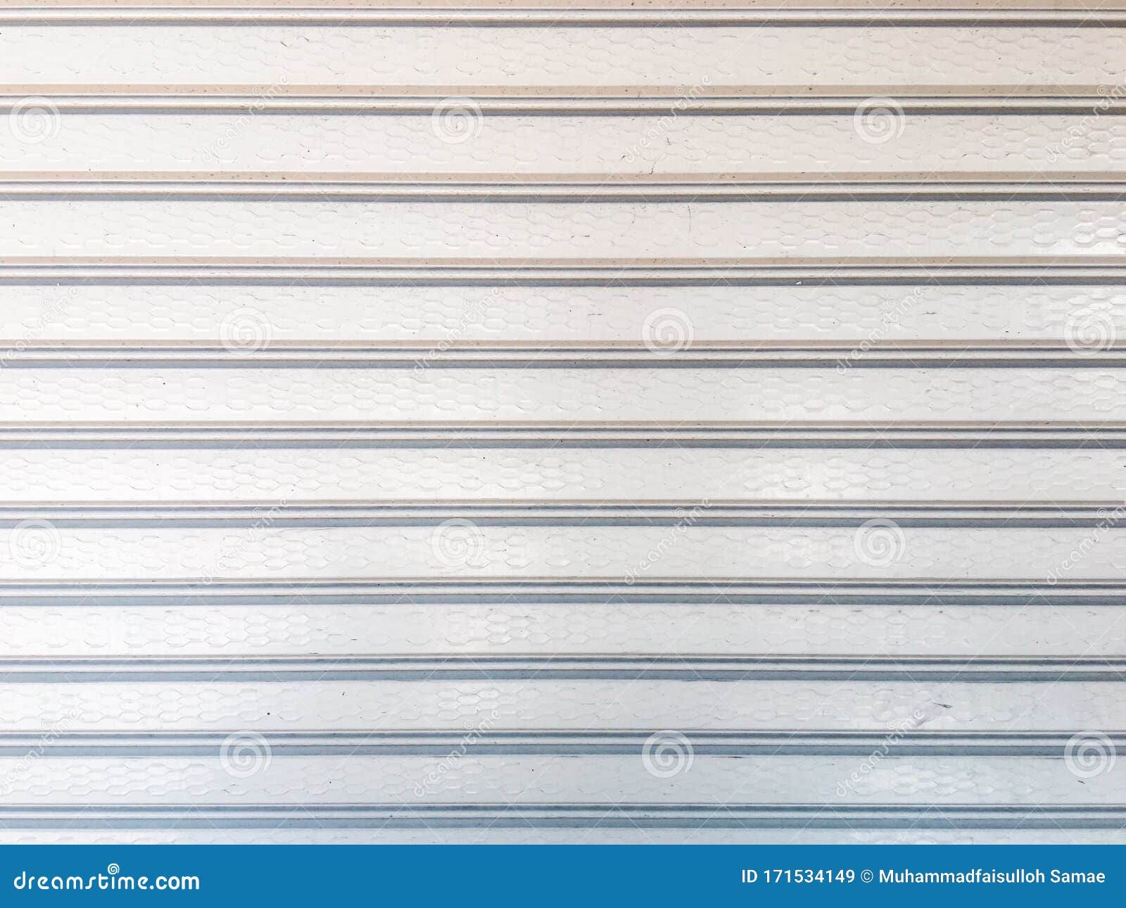 Garage Door Stripped Texture Wall Space Background For Design Stock