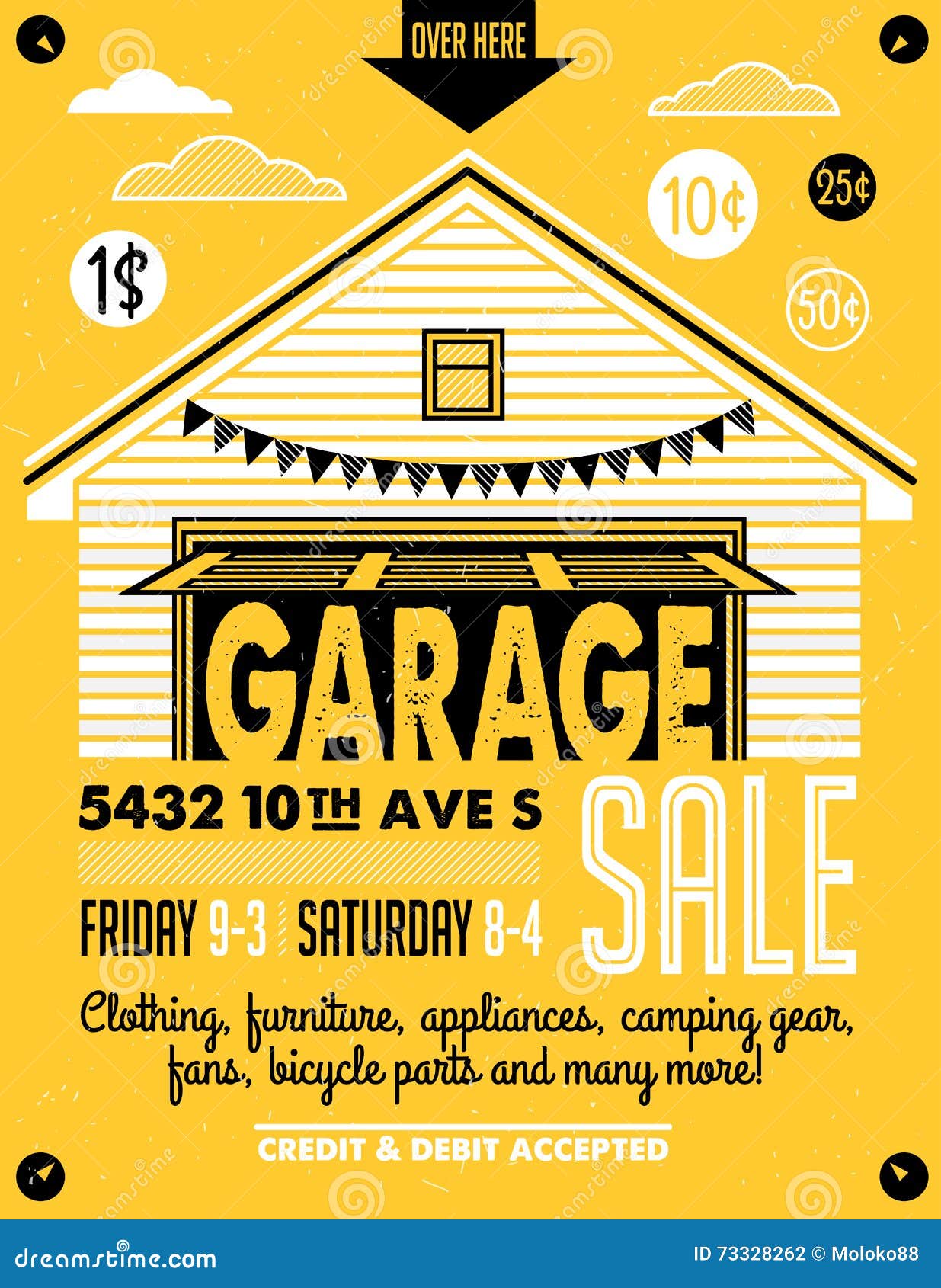 Garage Sale Poster Template