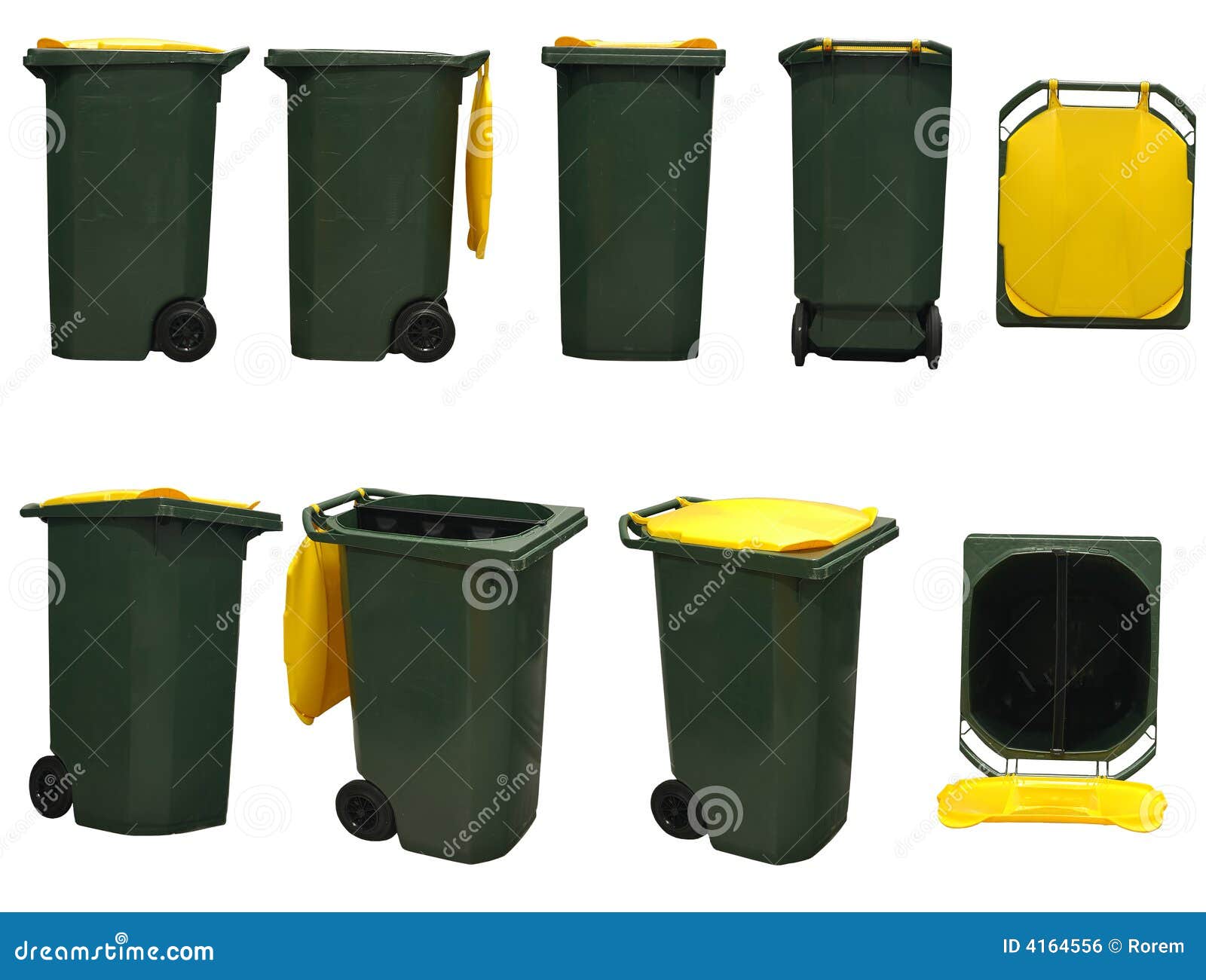 Garbage bins stock photo. Image of collection, junk, bins 4164556
