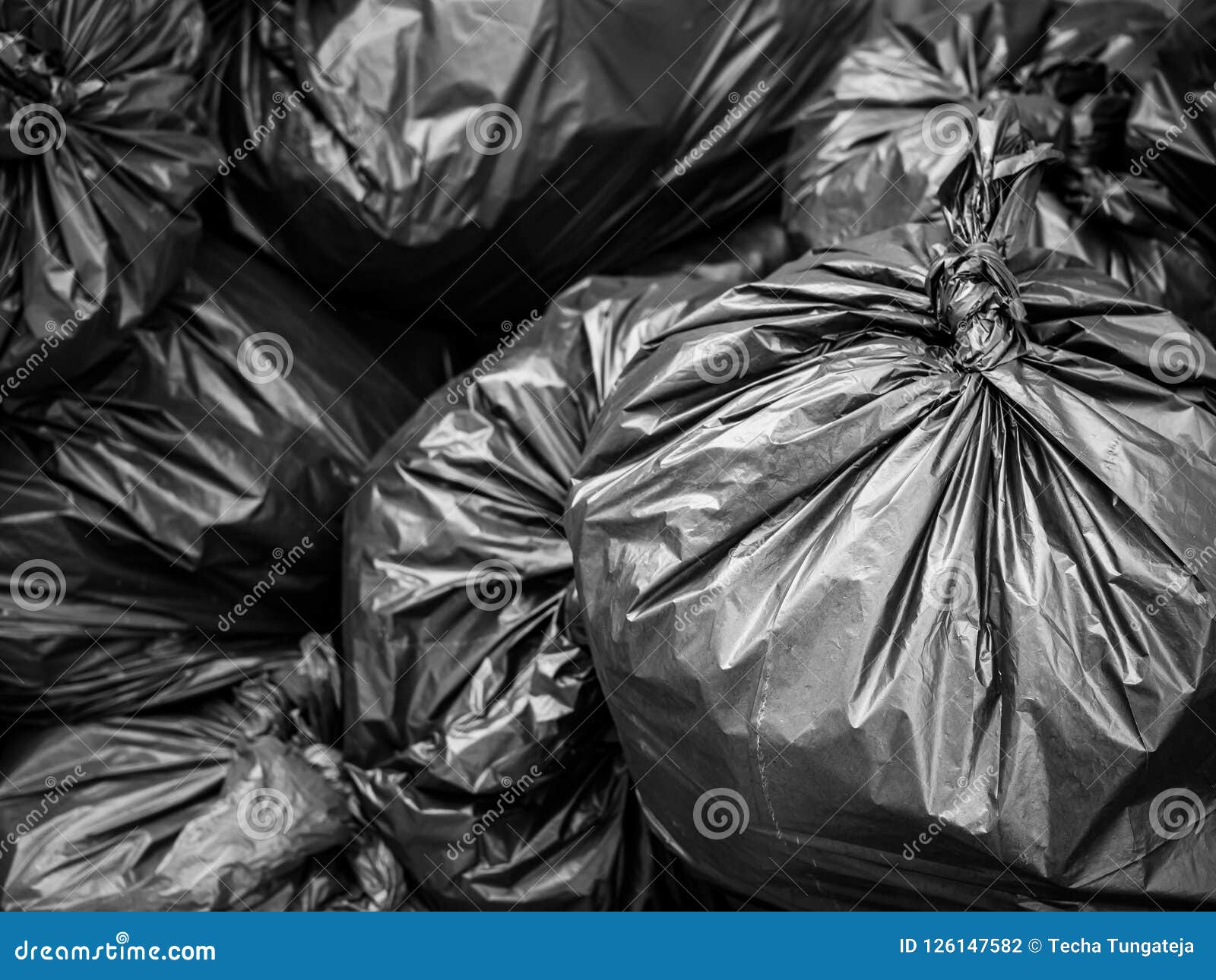 Black Trash Bag Texture Royalty-Free Stock Photo | CartoonDealer.com ...