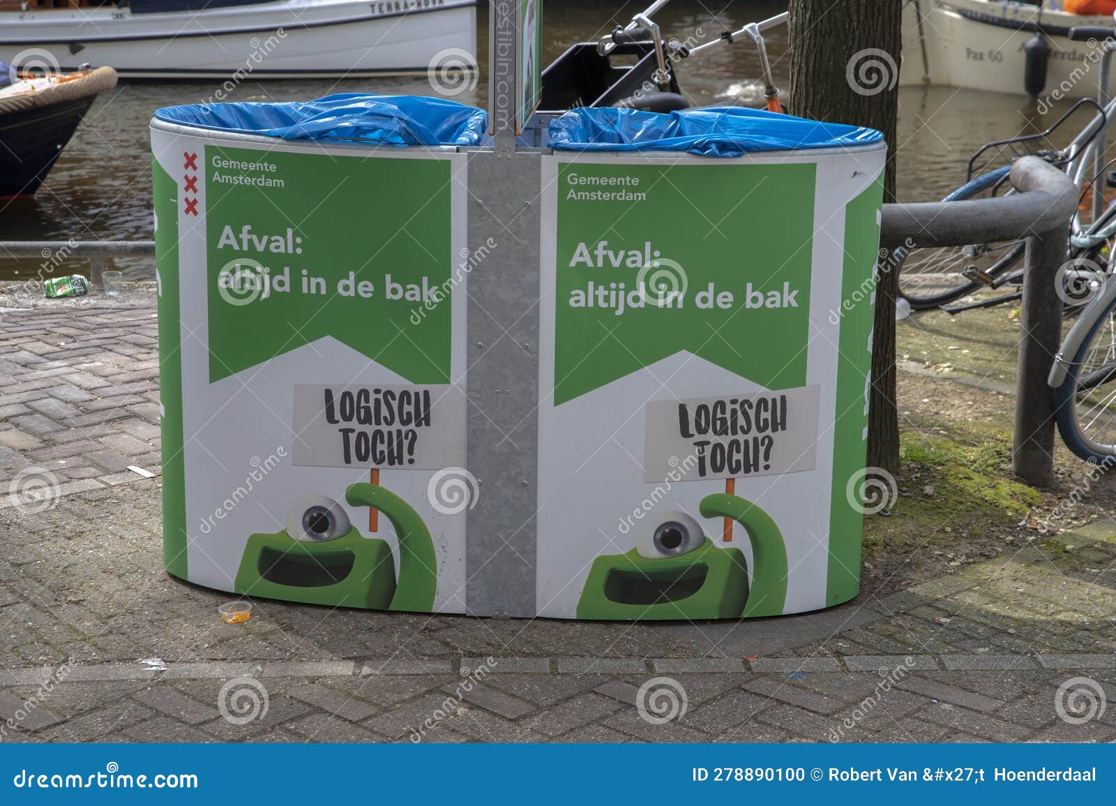 Garbage Cans Or Rubbish Bins Or Trash Cans At Ashigara Rest Area Of