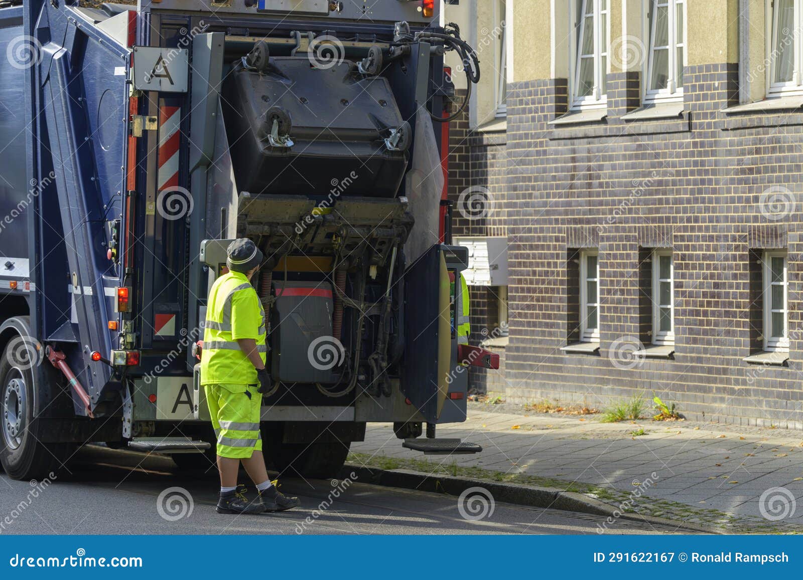 The Garbage Collection is Coming Stock Image Image of street, urban
