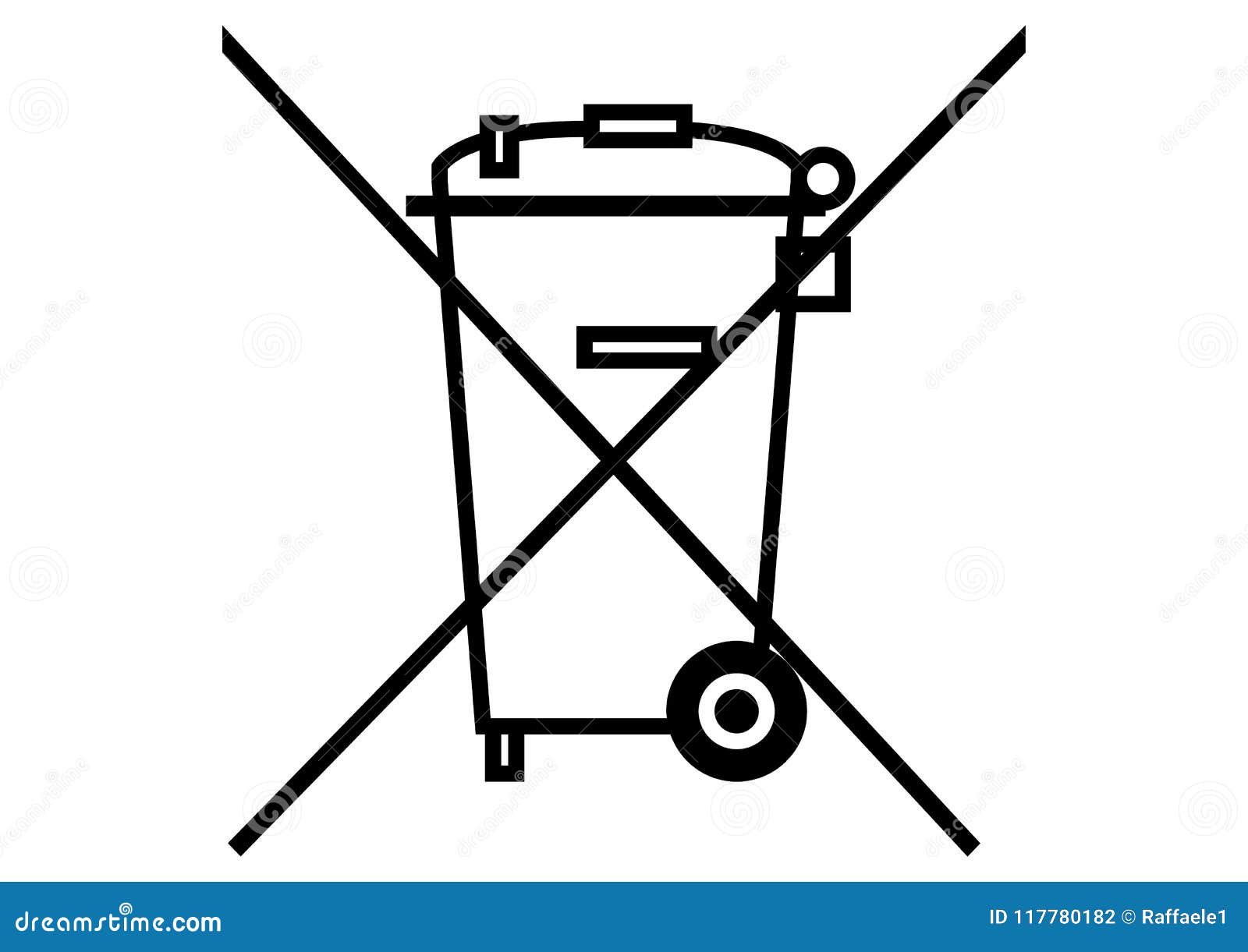 Garbage dumpster stock vector. Illustration of vector 117780182
