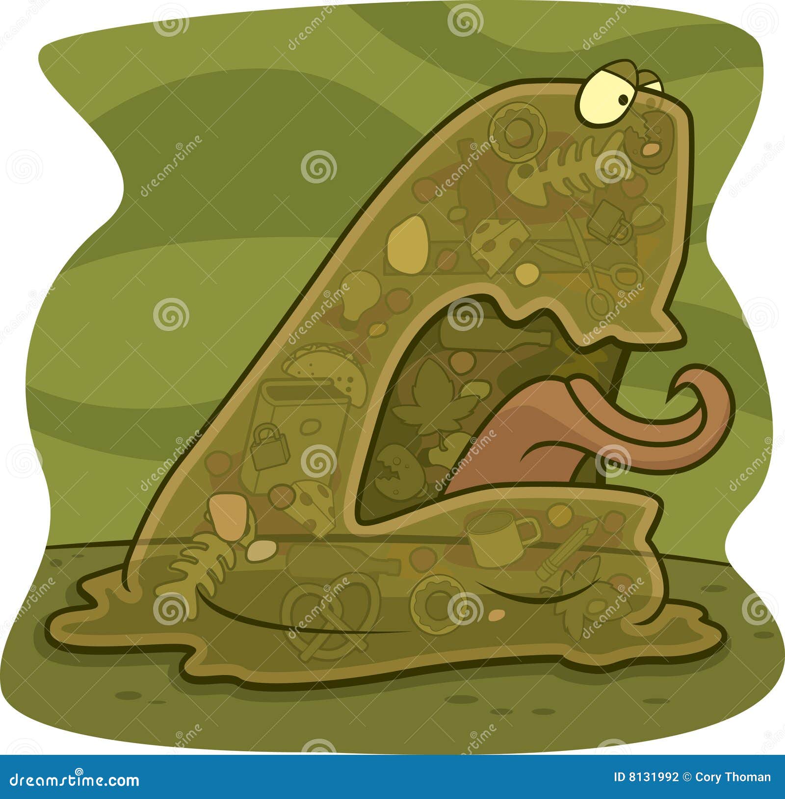 Garbage Monster Stock Photography Image 8131992