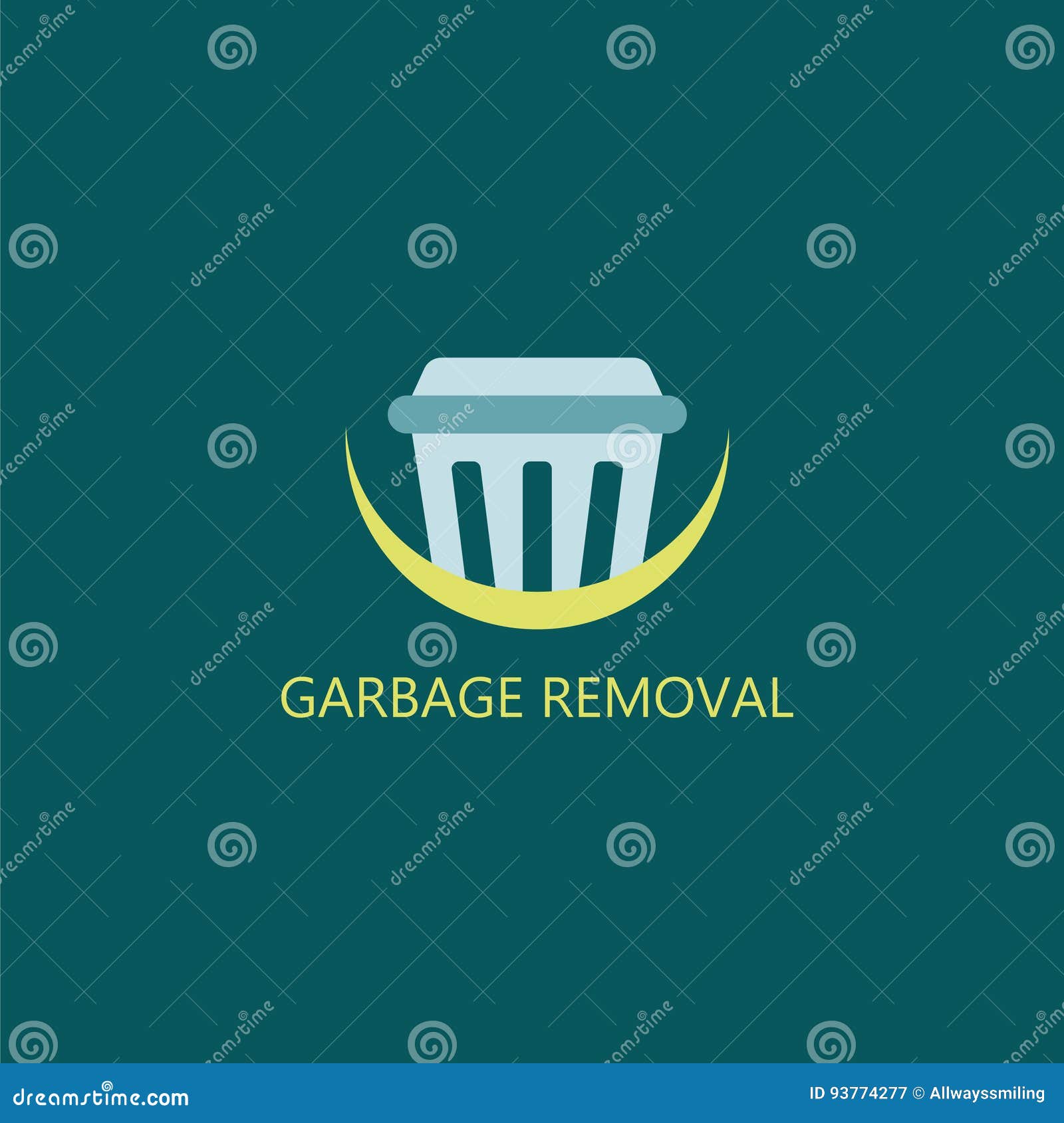 Garbage Removal Company Logo Stock Vector Illustration of office