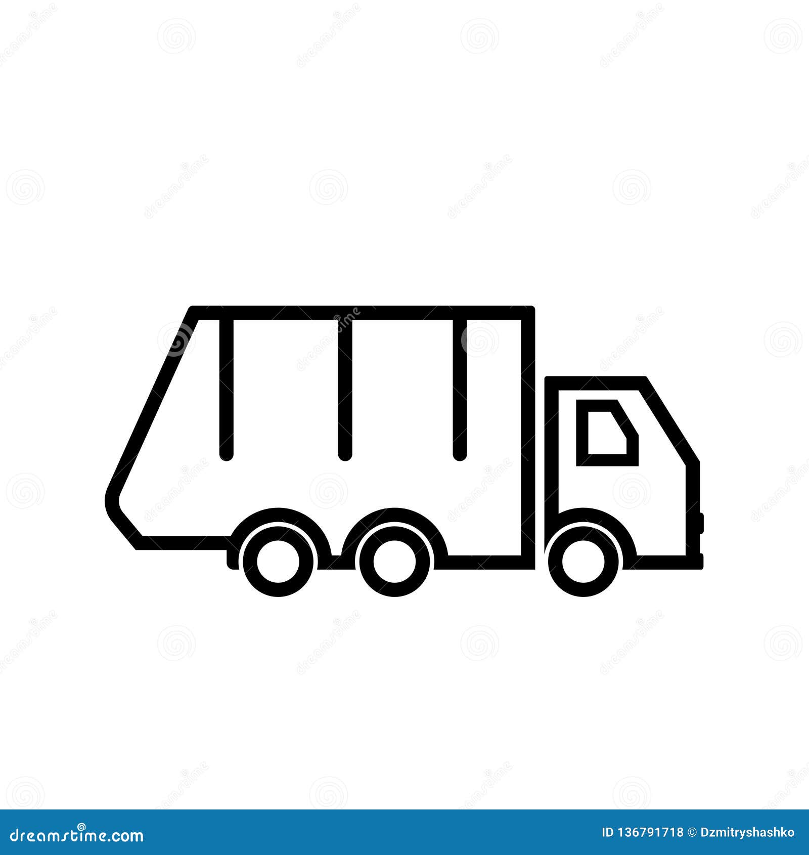 Trash truck template