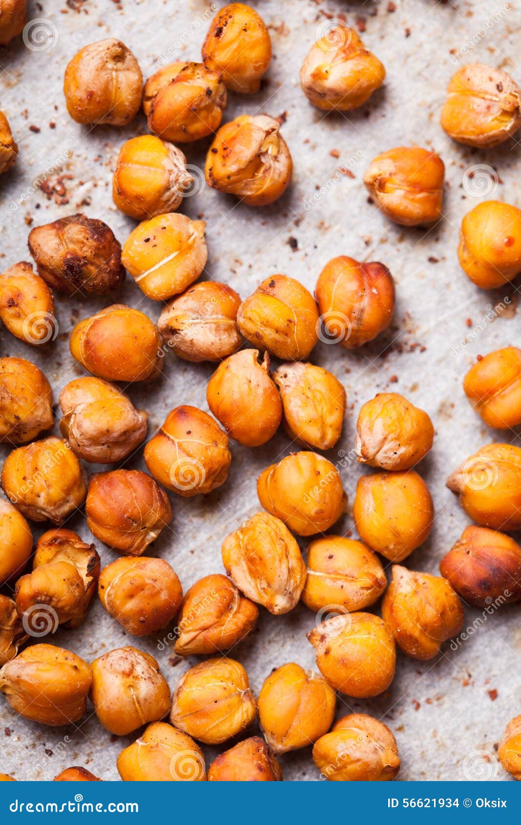 Garbanzos cocidos picantes foto de archivo. Imagen de asado 56621934