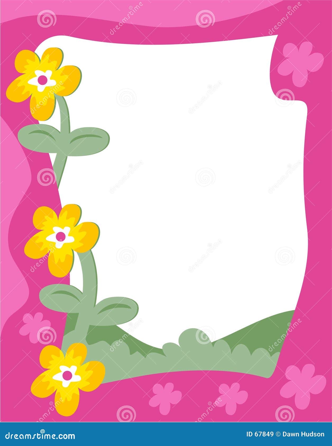Garden Border stock vector. Illustration of outdoors, holidays 67849