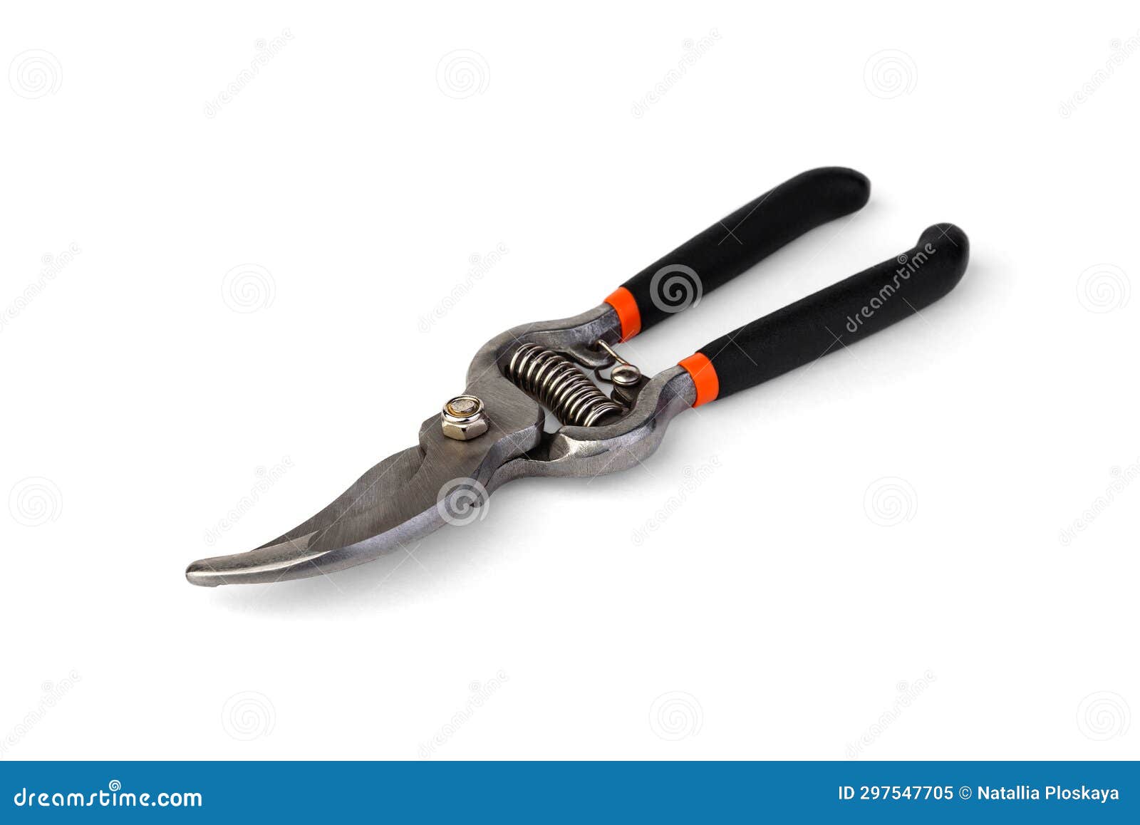 A Garden Bypass Pruner on a White Stock Image Image of white, bypass