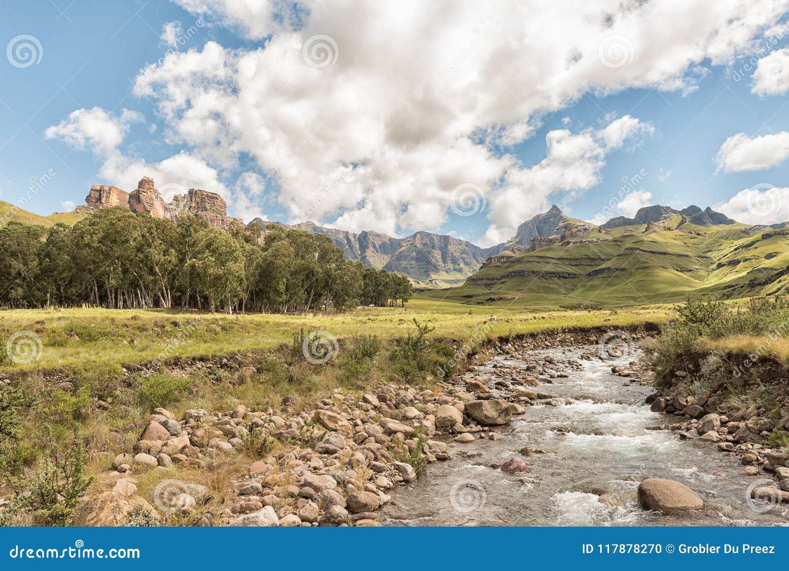 Garden Castle In The Drakensberg Near Underberg Stock Photo