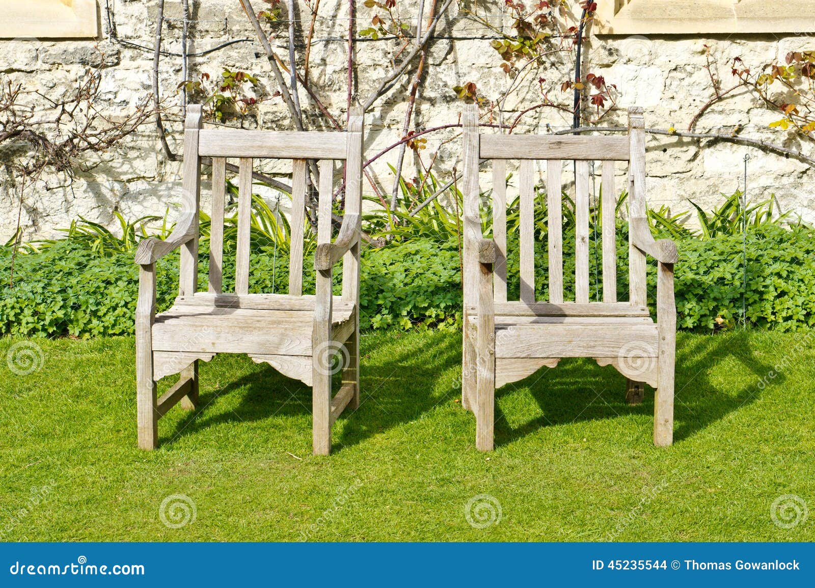 Garden chairs stock photo. Image of chair, wood, weekend 45235544