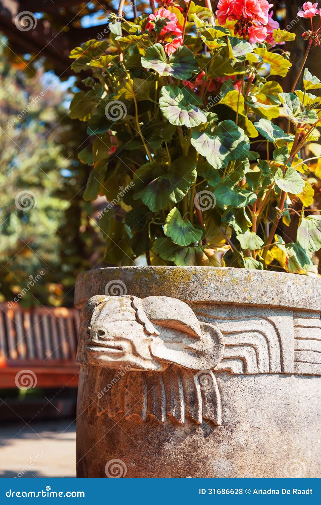 Garden classic vases stock photo. Image of green, park 31686628