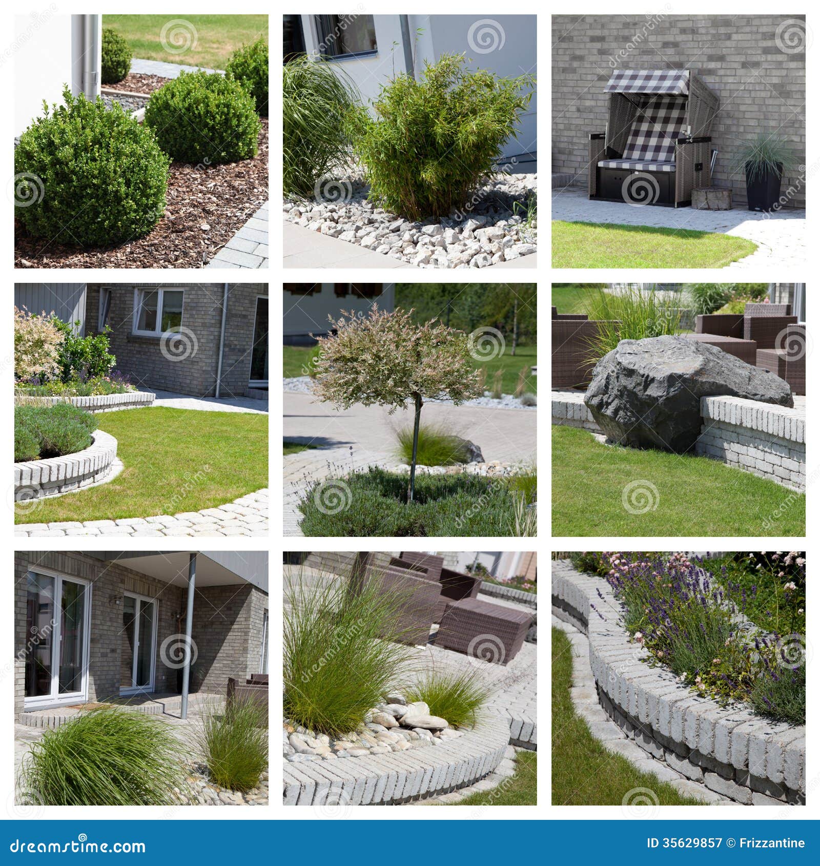 Garden Design Photo Collage Stock Image Image Of Daytime Garden Design Photo Collage Stock Image Image Of Daytime