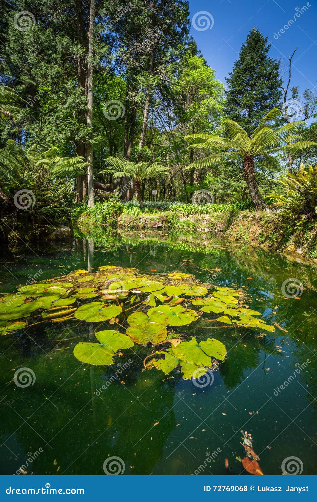 Garden Of Eden Garden Located In Sintra Portugal Stock Photo