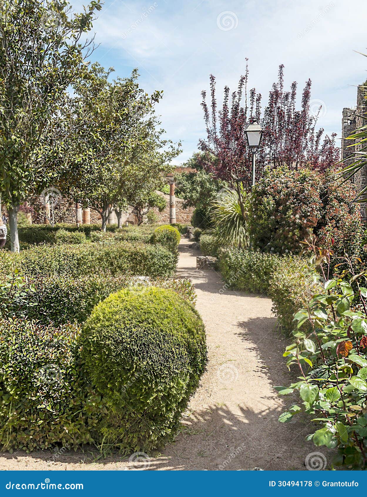 garden in emerita augusta