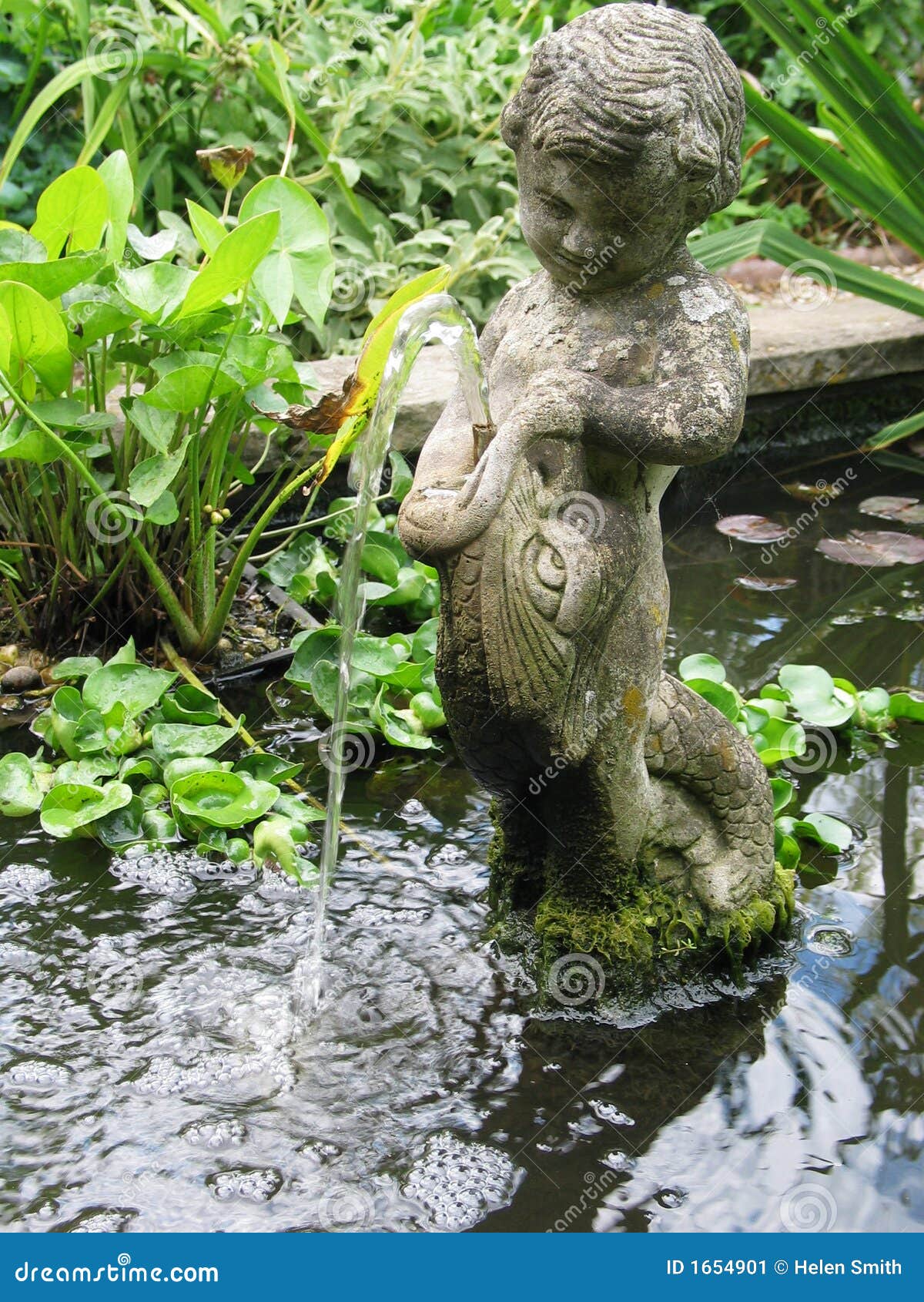 garden fountain