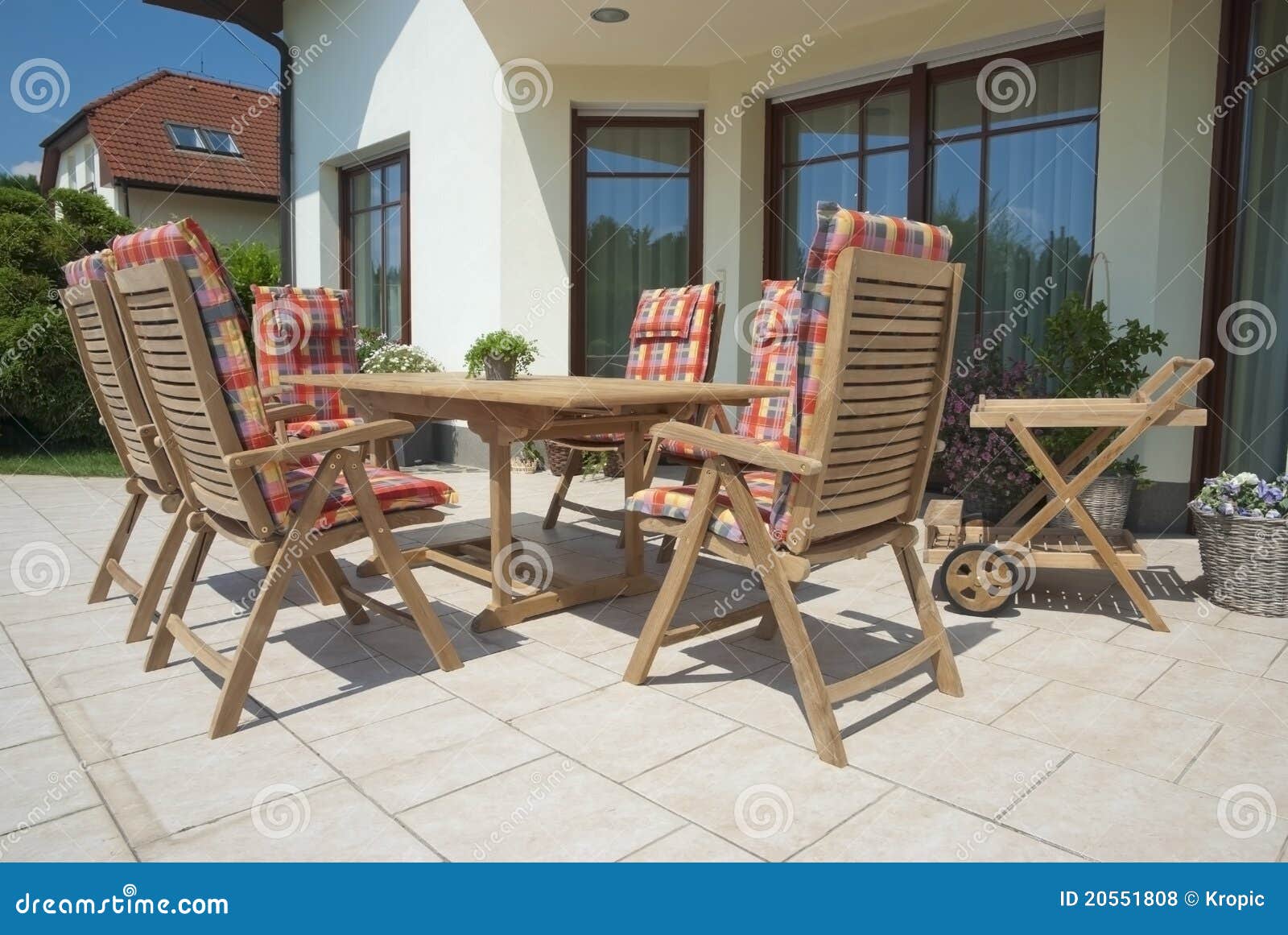 Garden furniture stock photo. Image of elegant, patio 20551808