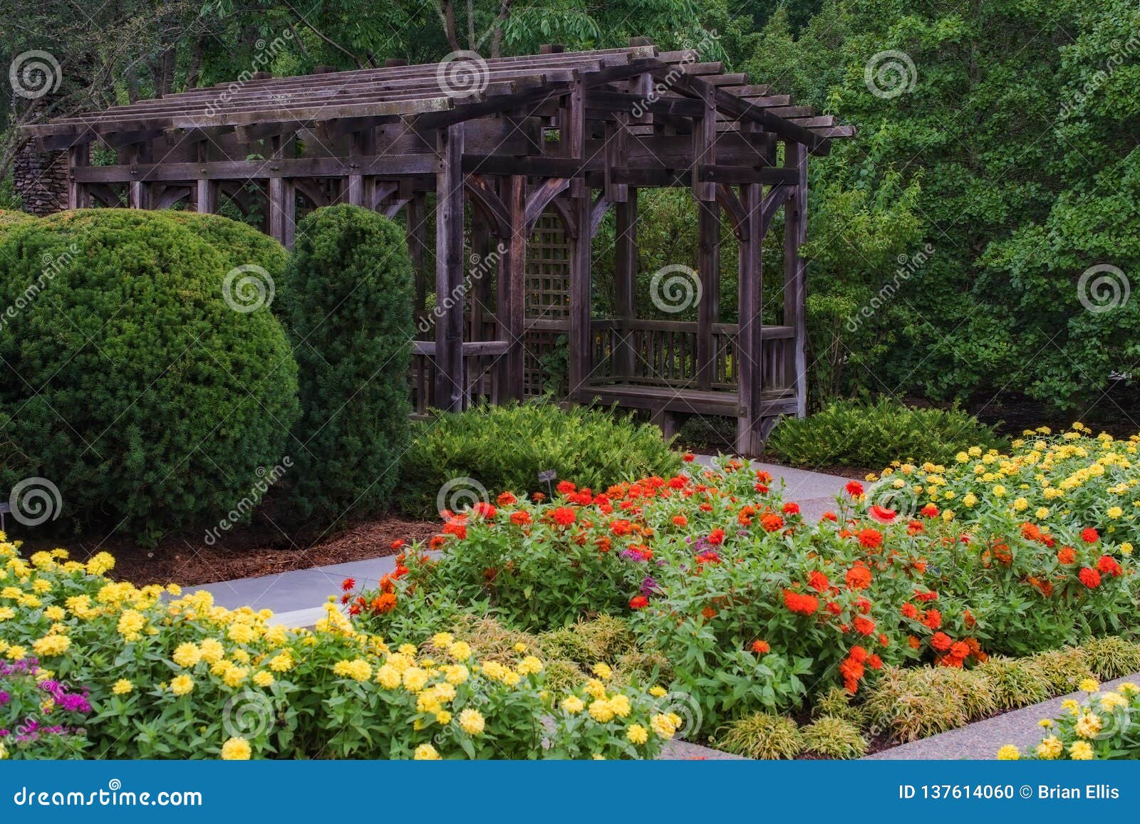 Garden Gazebo at the Arboretum Stock Photo Image of romantic