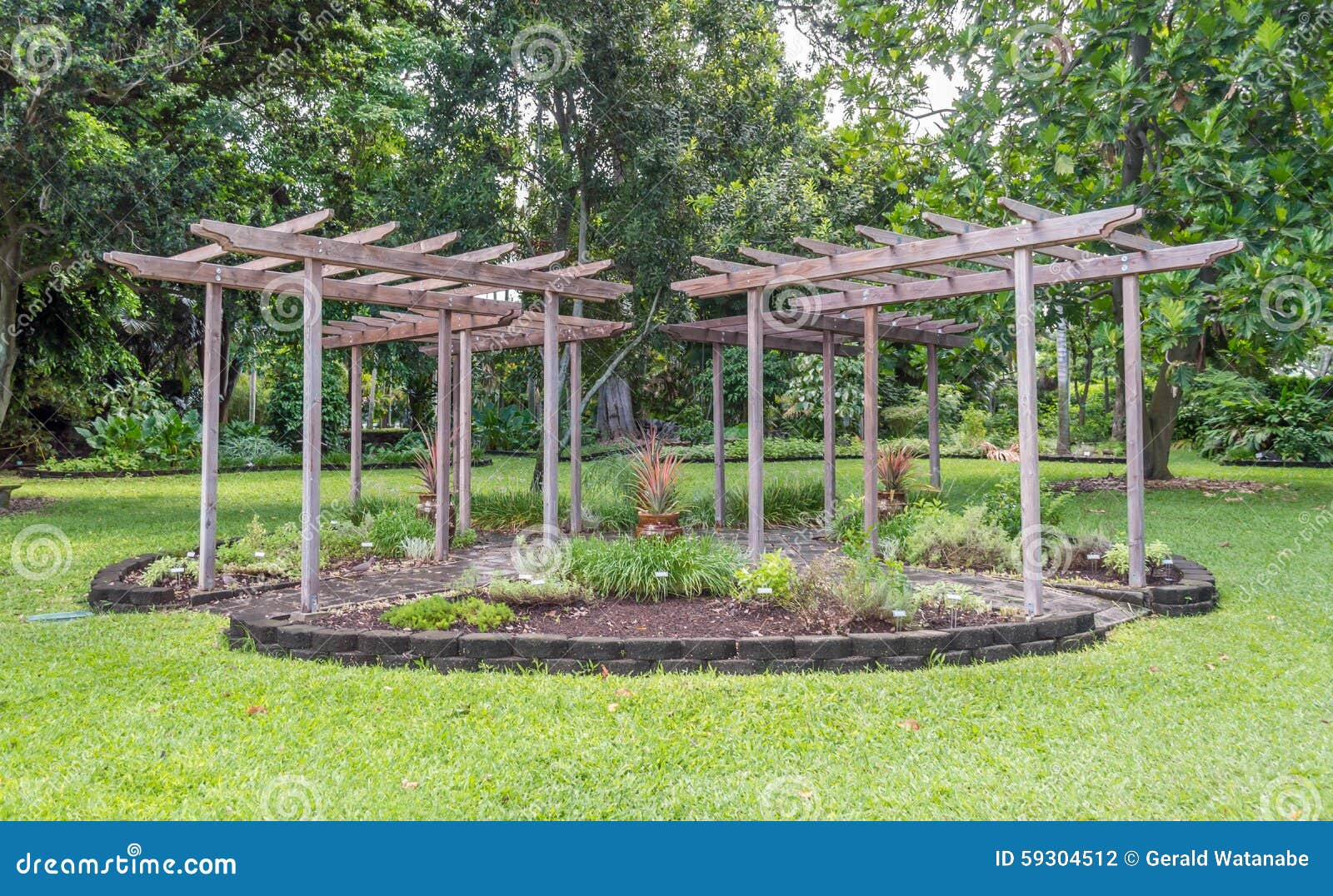 Garden Gazebo Stock Photo Image Of Garden Gazebo Hawaii 59304512