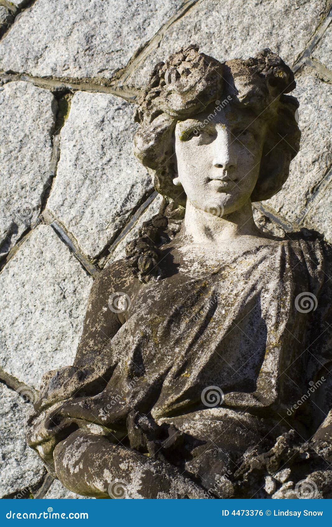Garden goddess sculpture stock photo. Image of canada 4473376