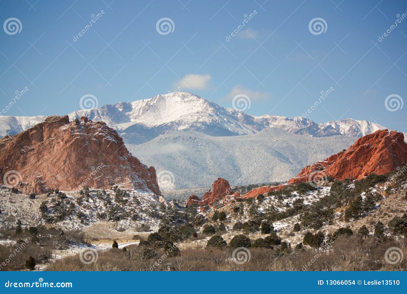 Garden Of The Gods Stock Photo Image Of Trees Weather 13066054