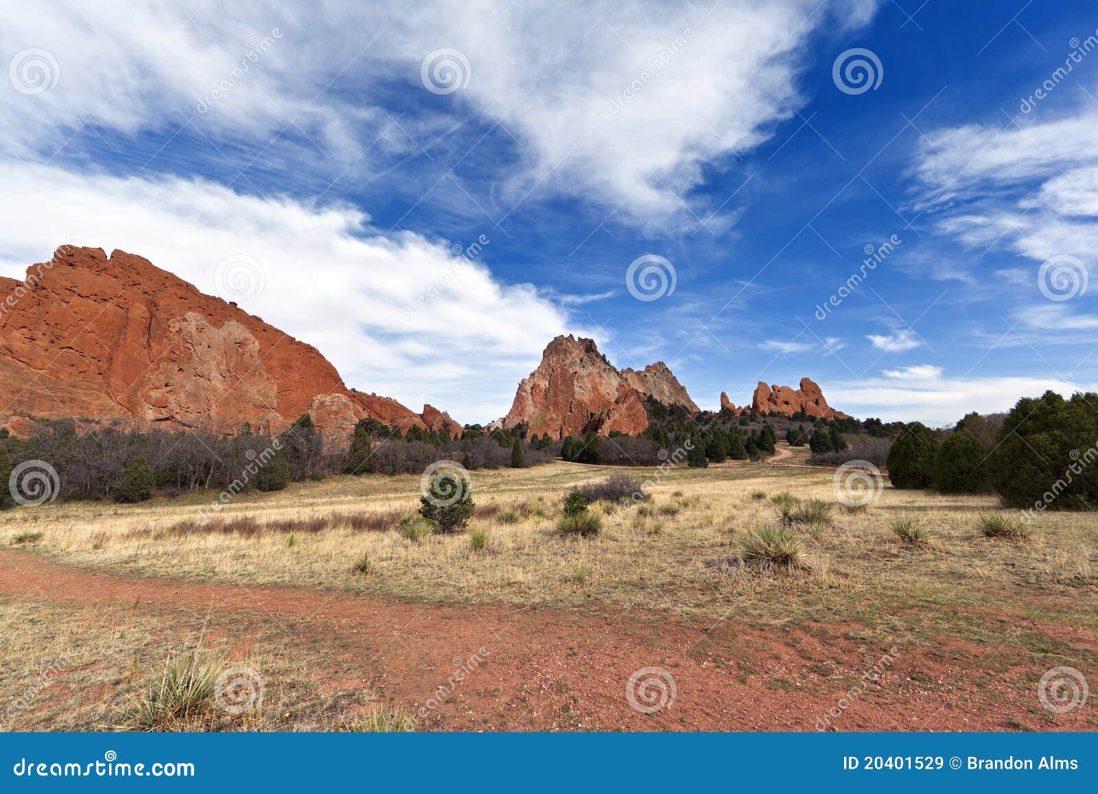 Garden of the Gods stock image. Image of color, horizontal - 20401529