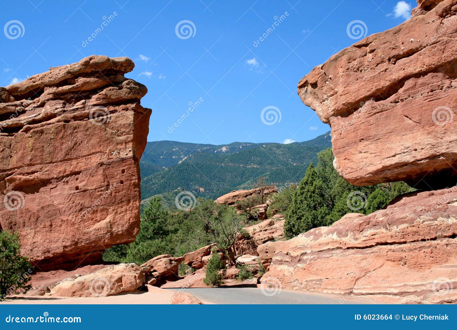 Garden Of The Gods Stock Photo Image Of Attractions Stones 6023664