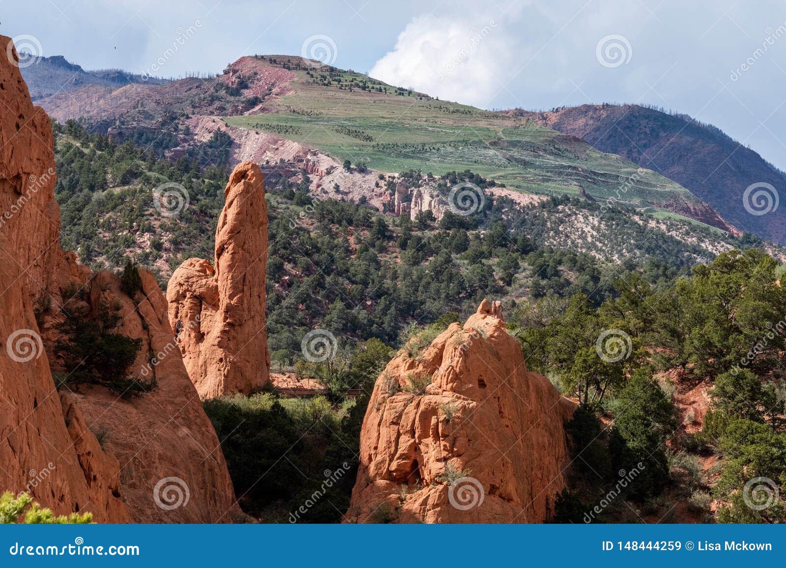 Garden of the Gods Colorado Springs Rocky Mountains Stock Image - Image ...