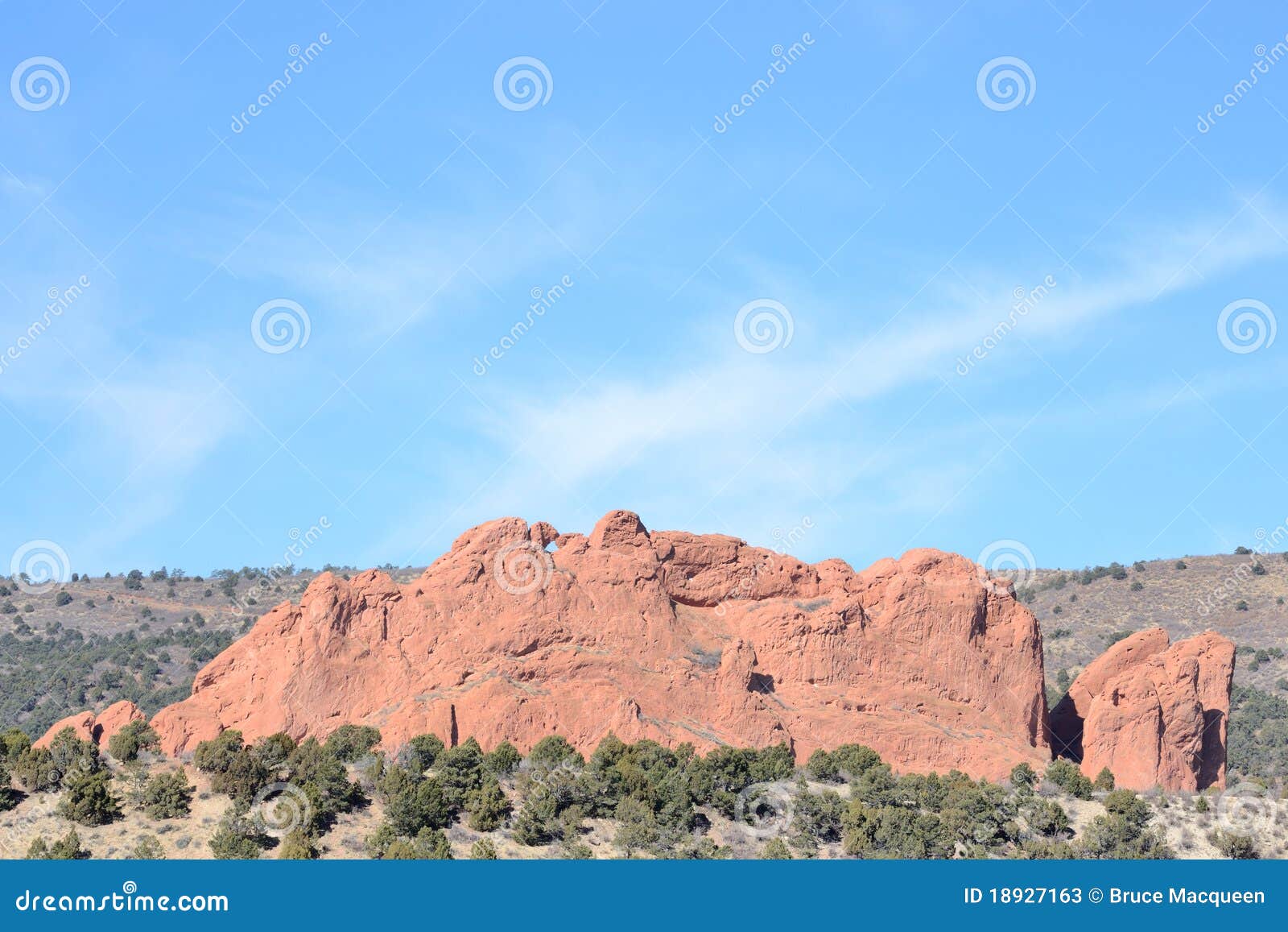 Garden of the Gods Kissing Camels Stock Image - Image of formation ...