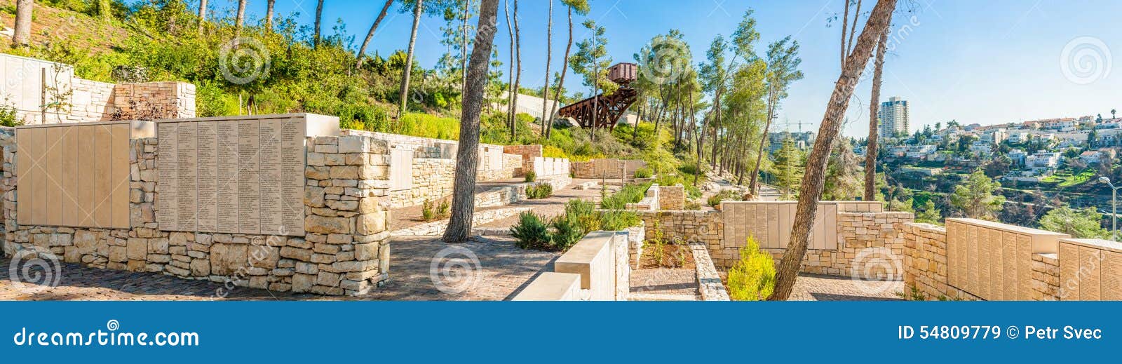 Garden of the Righteous among the Nations Stock Image - Image of israel