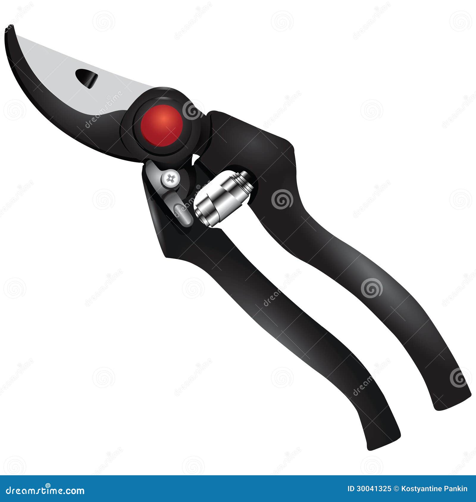 Garden shears stock vector. Illustration of design, background 30041325